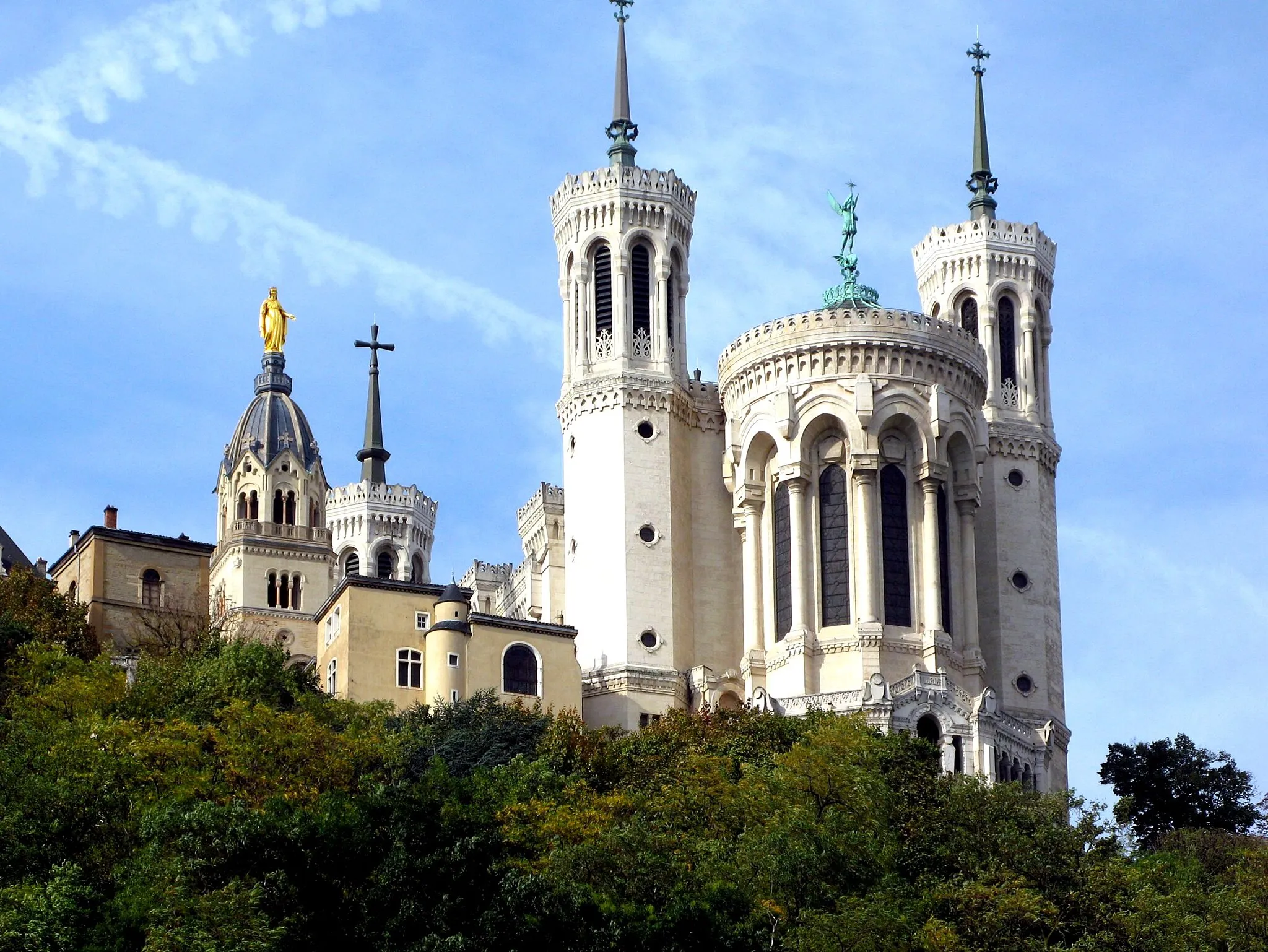 Photo showing: Basilica of Notre-Dame de Fourvière