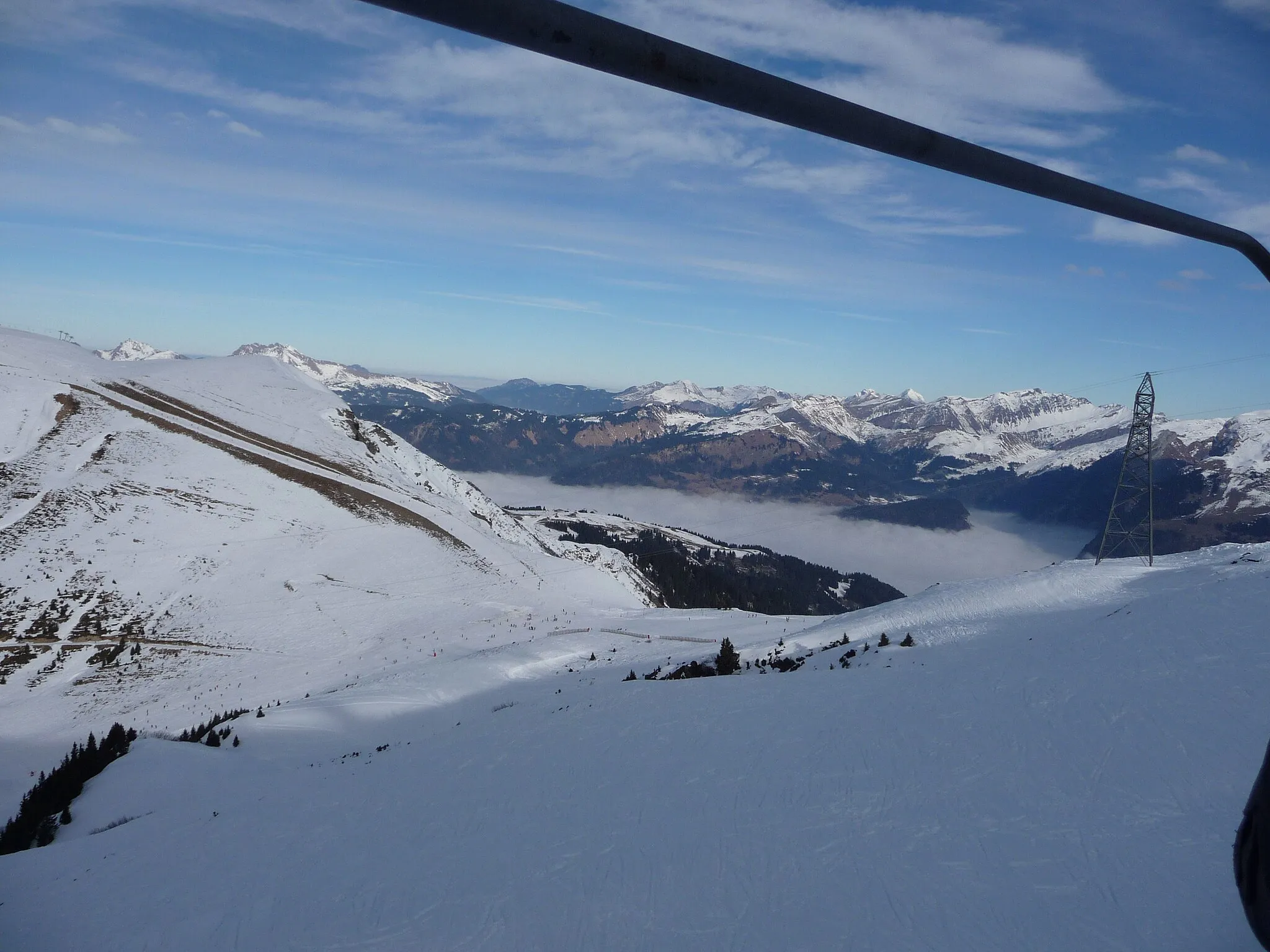 Photo showing: Arrivee sur Flaines