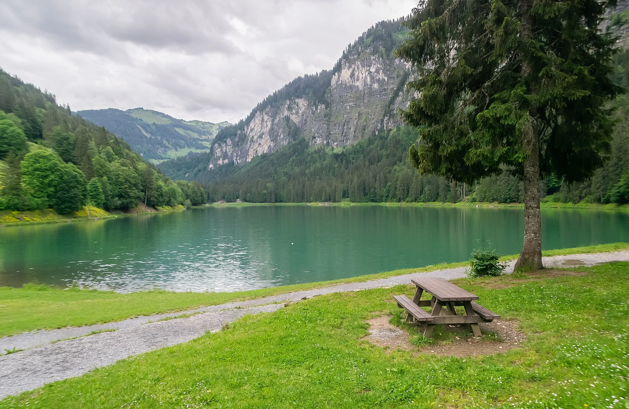 Photo showing: Lac de Montriond in commune of Montriond, Haute-Savoie, France