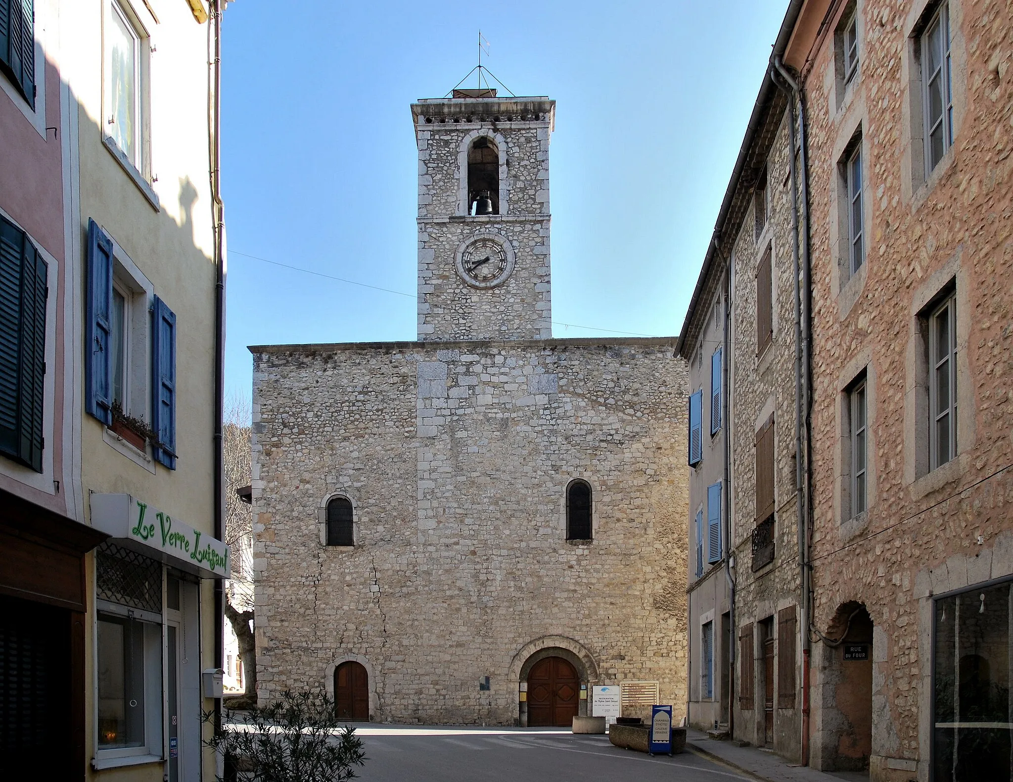 Photo showing: église romane de Saillans