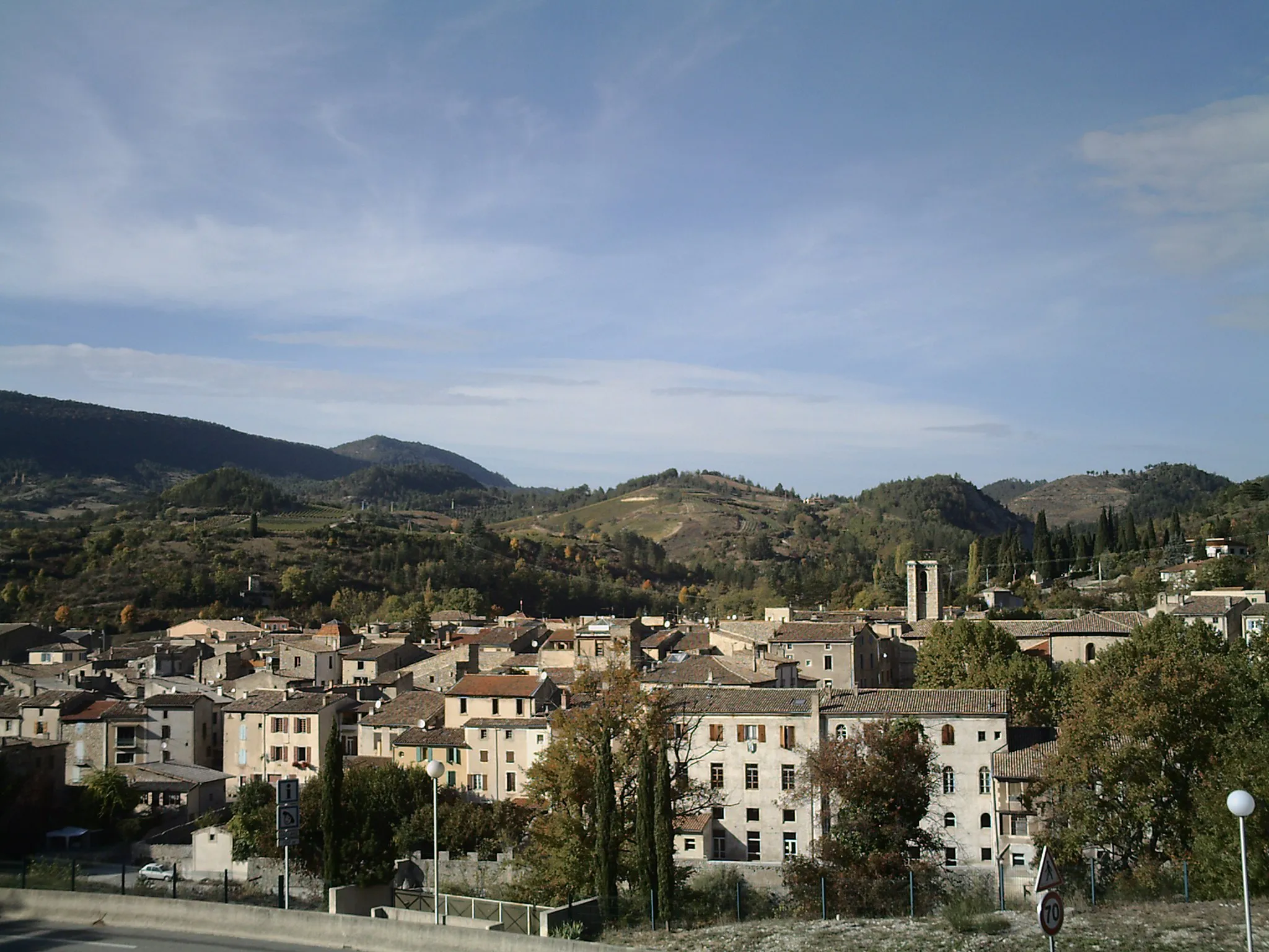Photo showing: Town of Saillans, Drôme, France