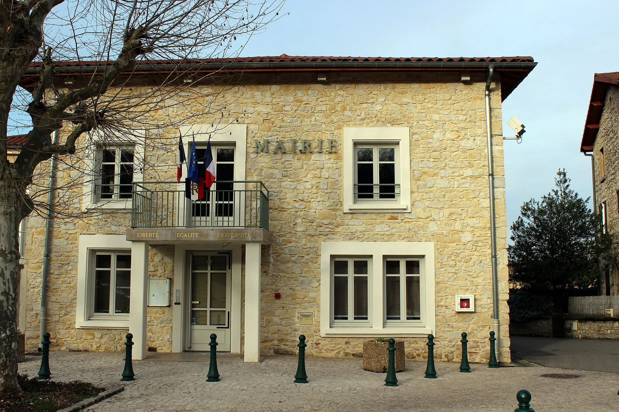 Photo showing: Mairie de Vaulx-Milieu.