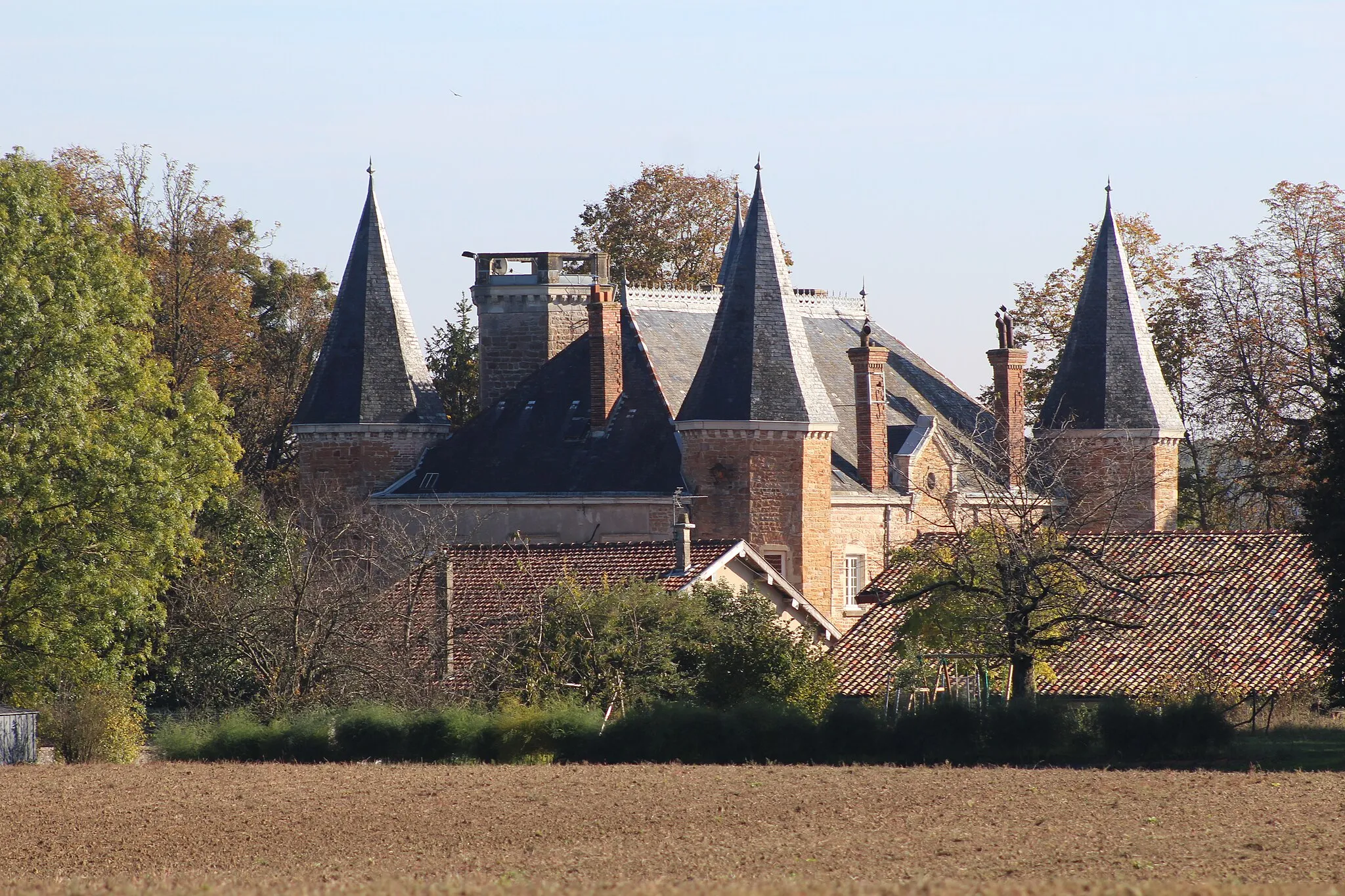 Photo showing: Château de la Griffonnière à Bâgé-la-Ville.