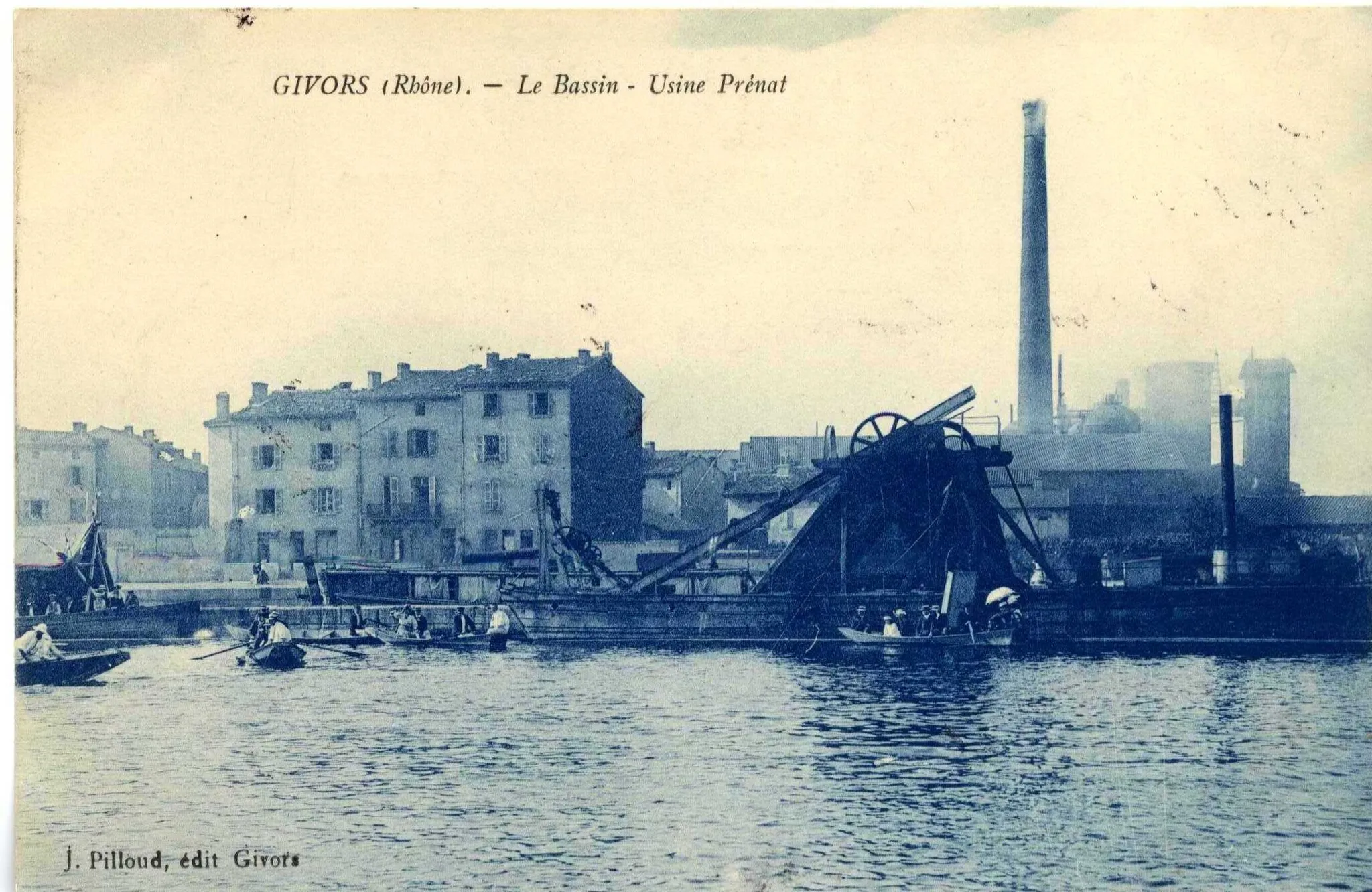 Photo showing: Fonderie Prénat, Bassin de Givors. Archives municipales de Givors, cote 5Fi 23