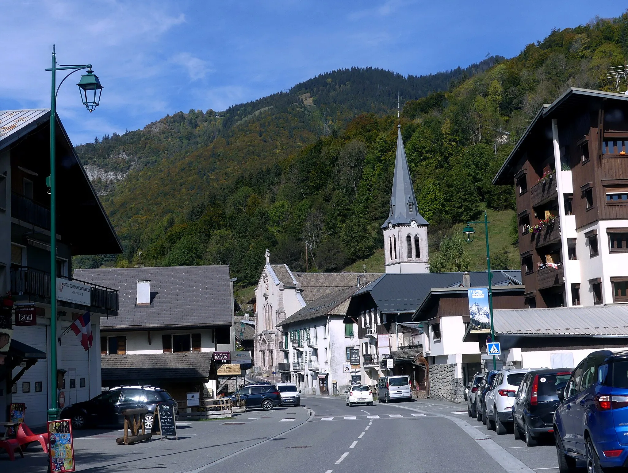 Photo showing: Sight of Saint-Jean-d'Aulps village, in Haute-Savoie, France.