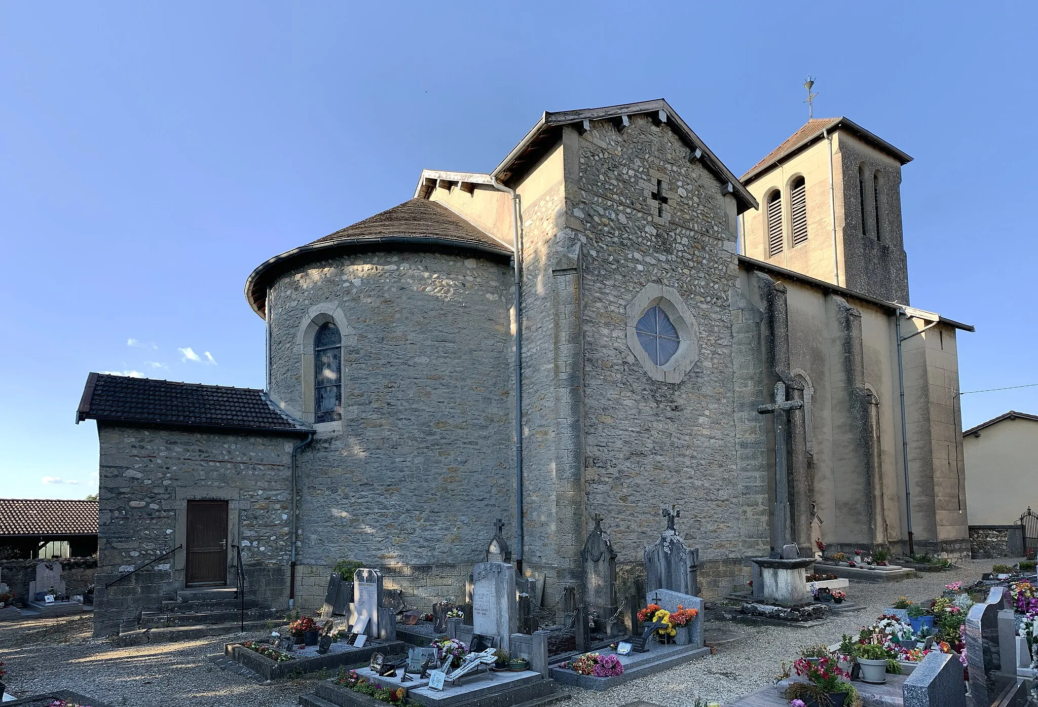 Photo showing: Église Saint-André de Rignieu-le-Désert, Chazey-sur-Ain.