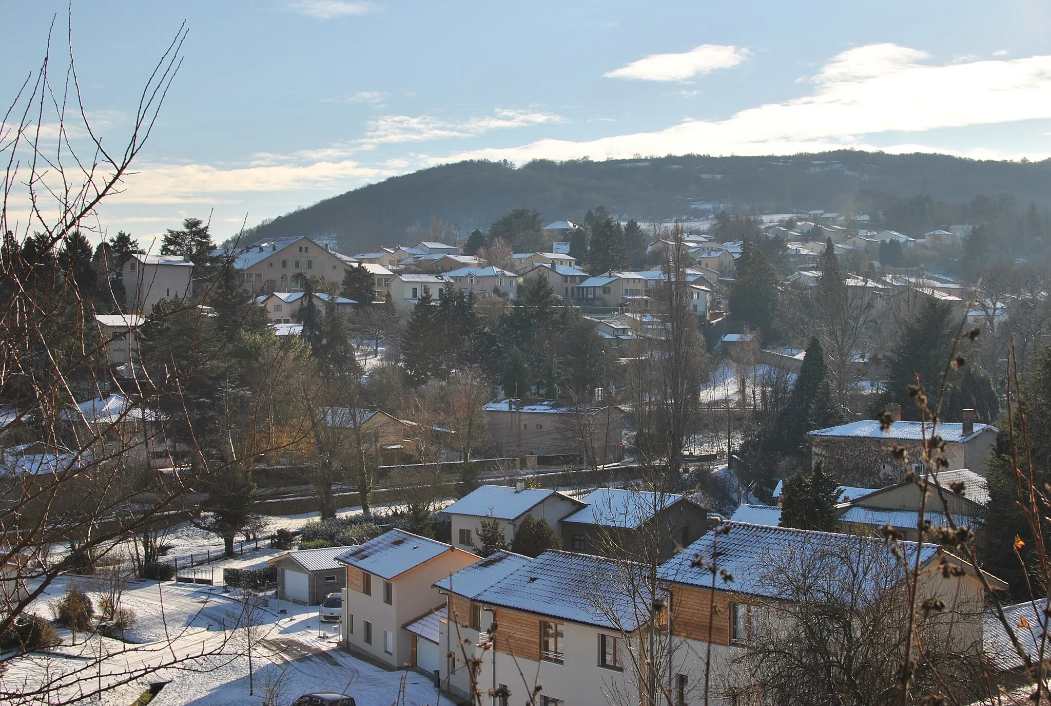 Photo showing: Photo prise depuis le haut du stade de foot