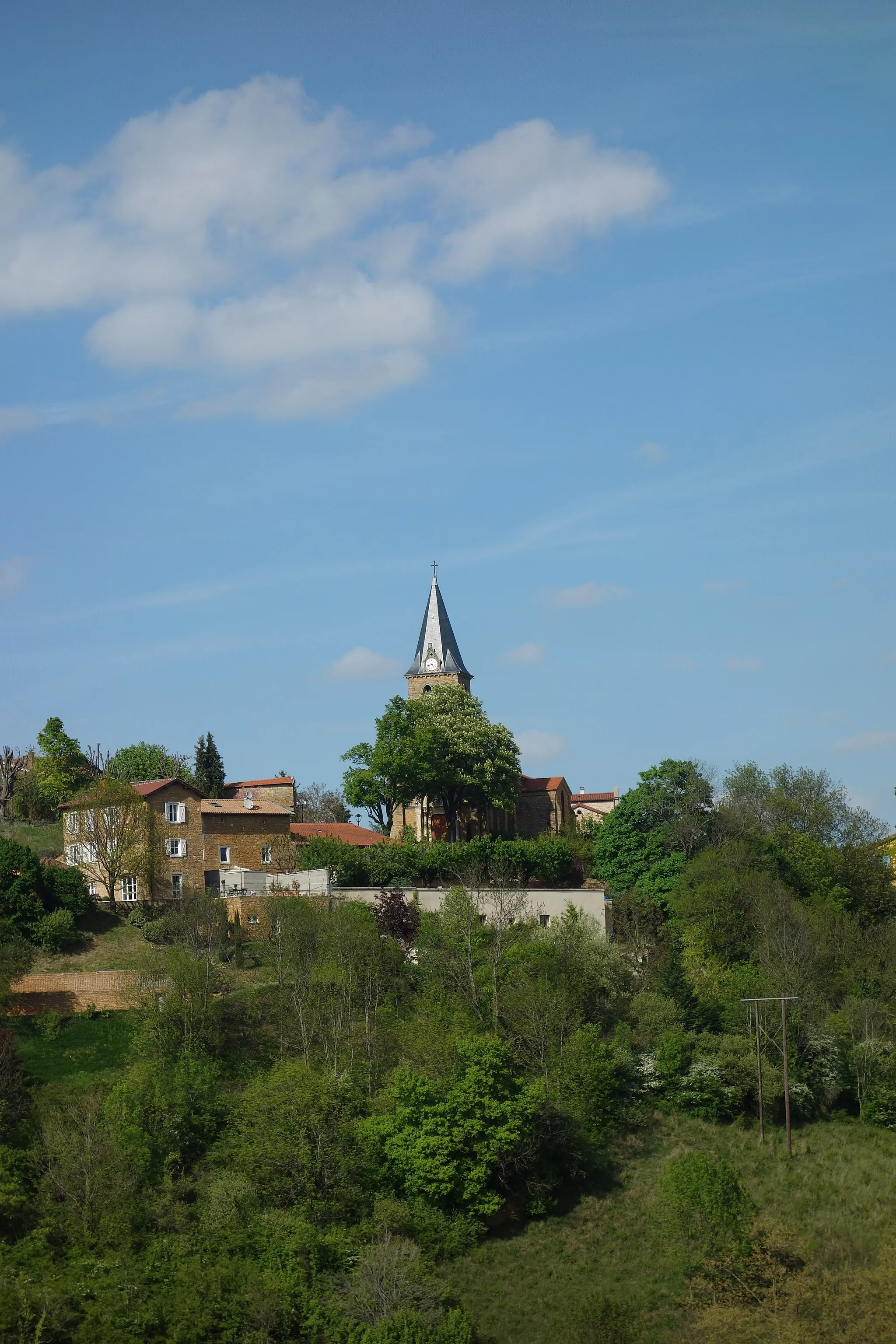 Photo showing: Village de Poleymieux au Mont d'Or