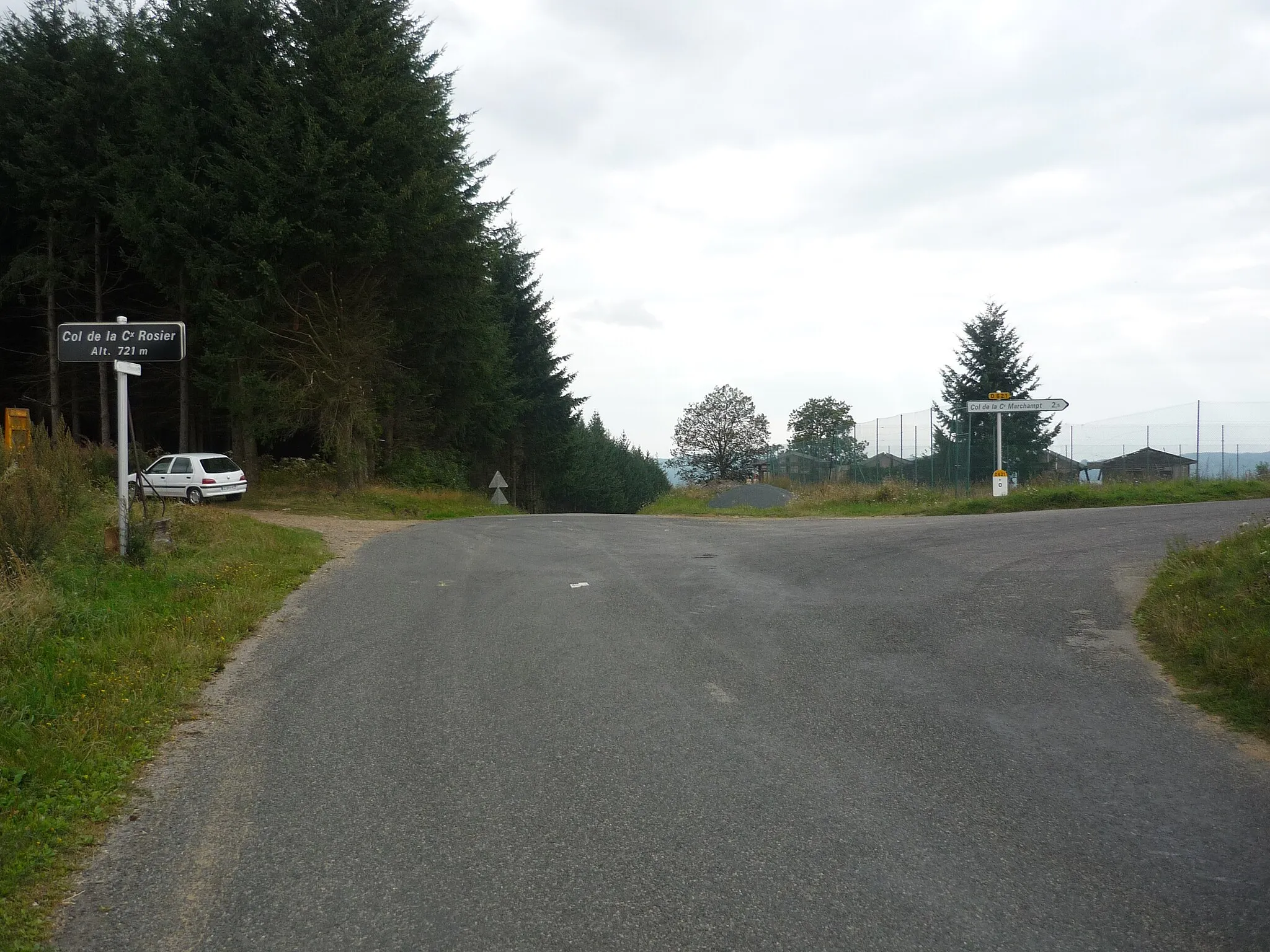 Photo showing: Passage du col de la Croix Rosier en direction de Claveisolles