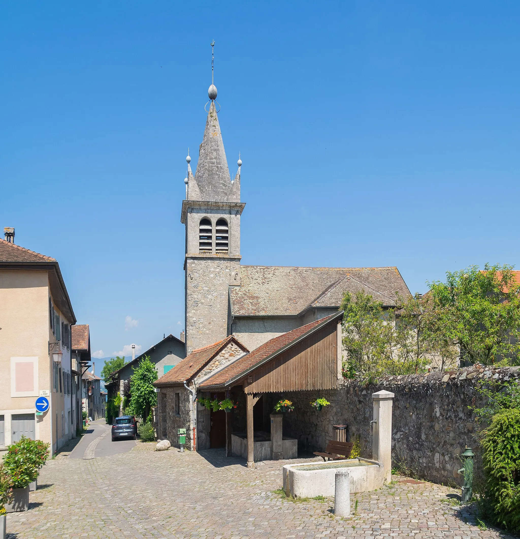 Photo showing: Saint Martin church in Nernier, Haute-Savoie, France