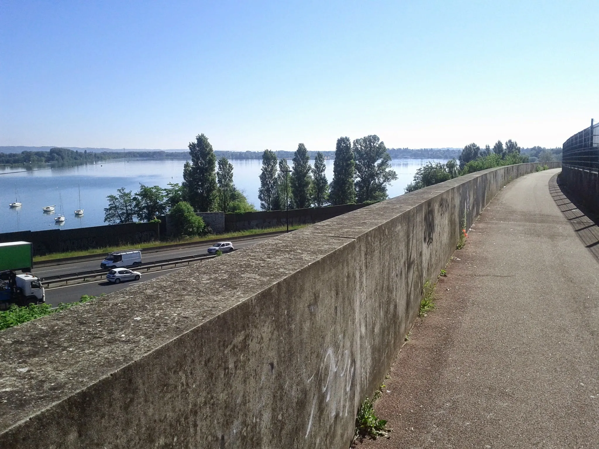 Photo showing: Route cyclable vers le Grand Large