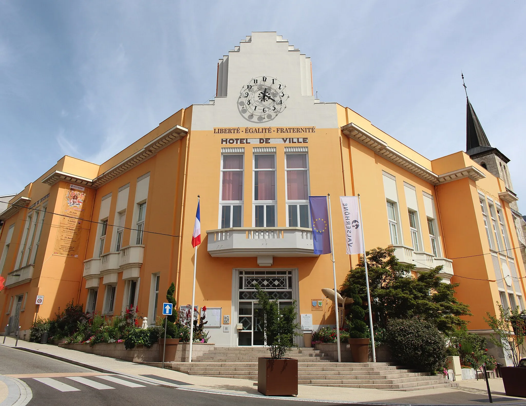 Photo showing: Hôtel de ville de Bellegarde-sur-Valserine, Valserhône.