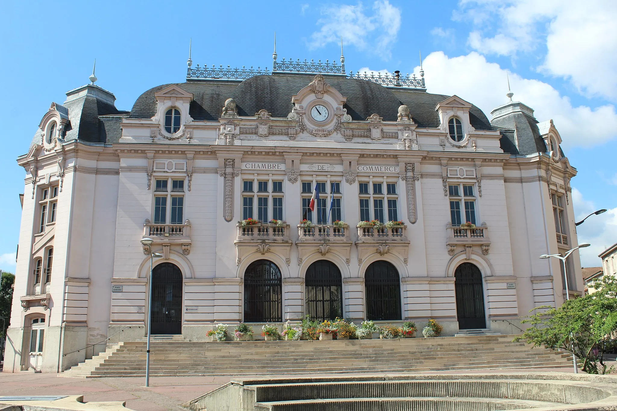 Photo showing: Chambre de commerce de Mâcon.