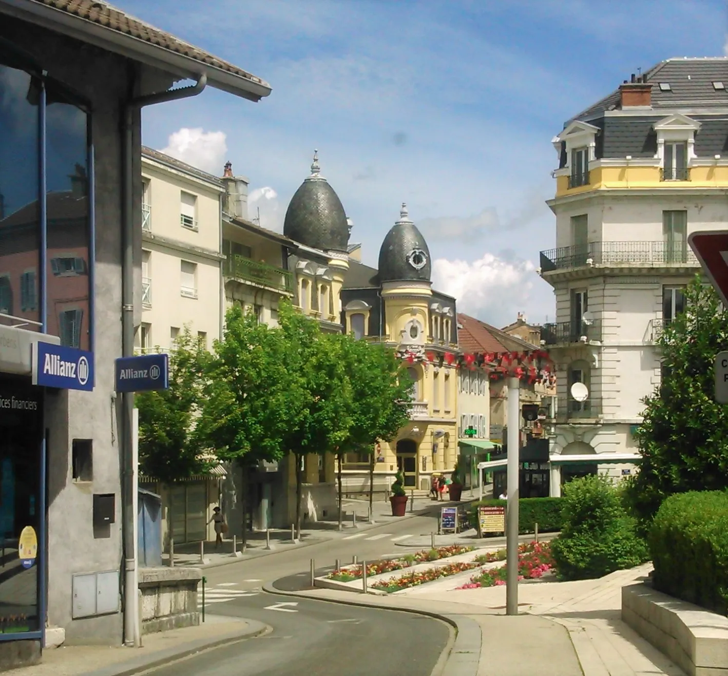 Photo showing: Centre ville d'Oyonnax