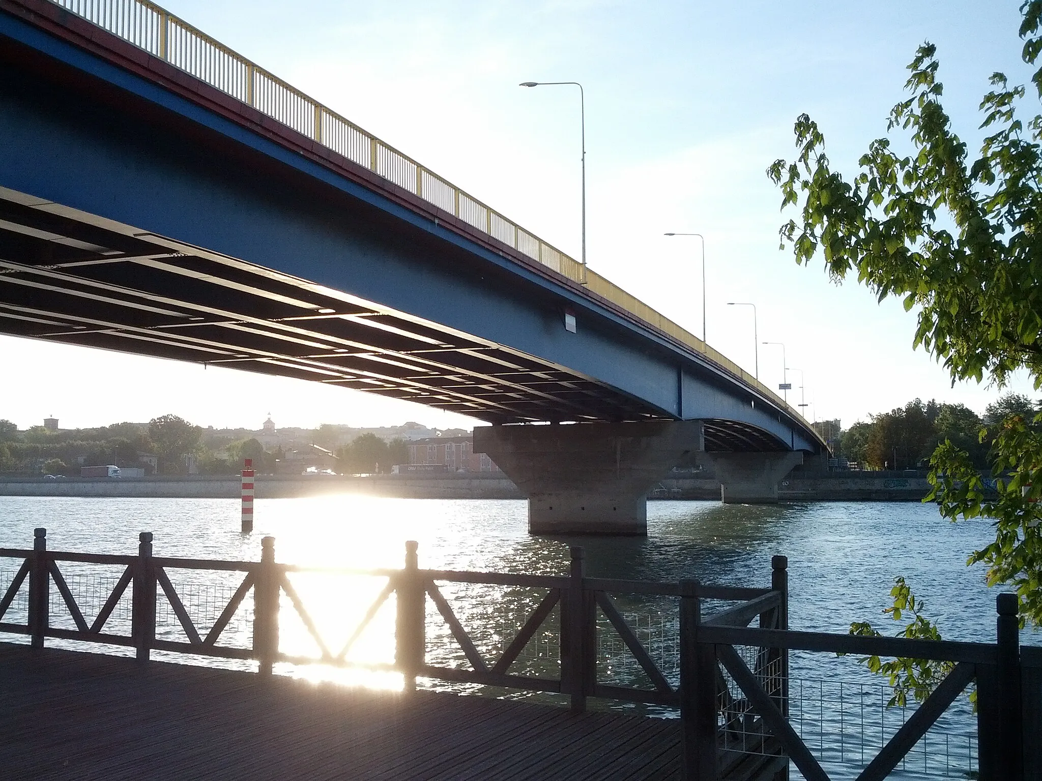 Photo showing: Pont Frédéric-Mistral à Valence