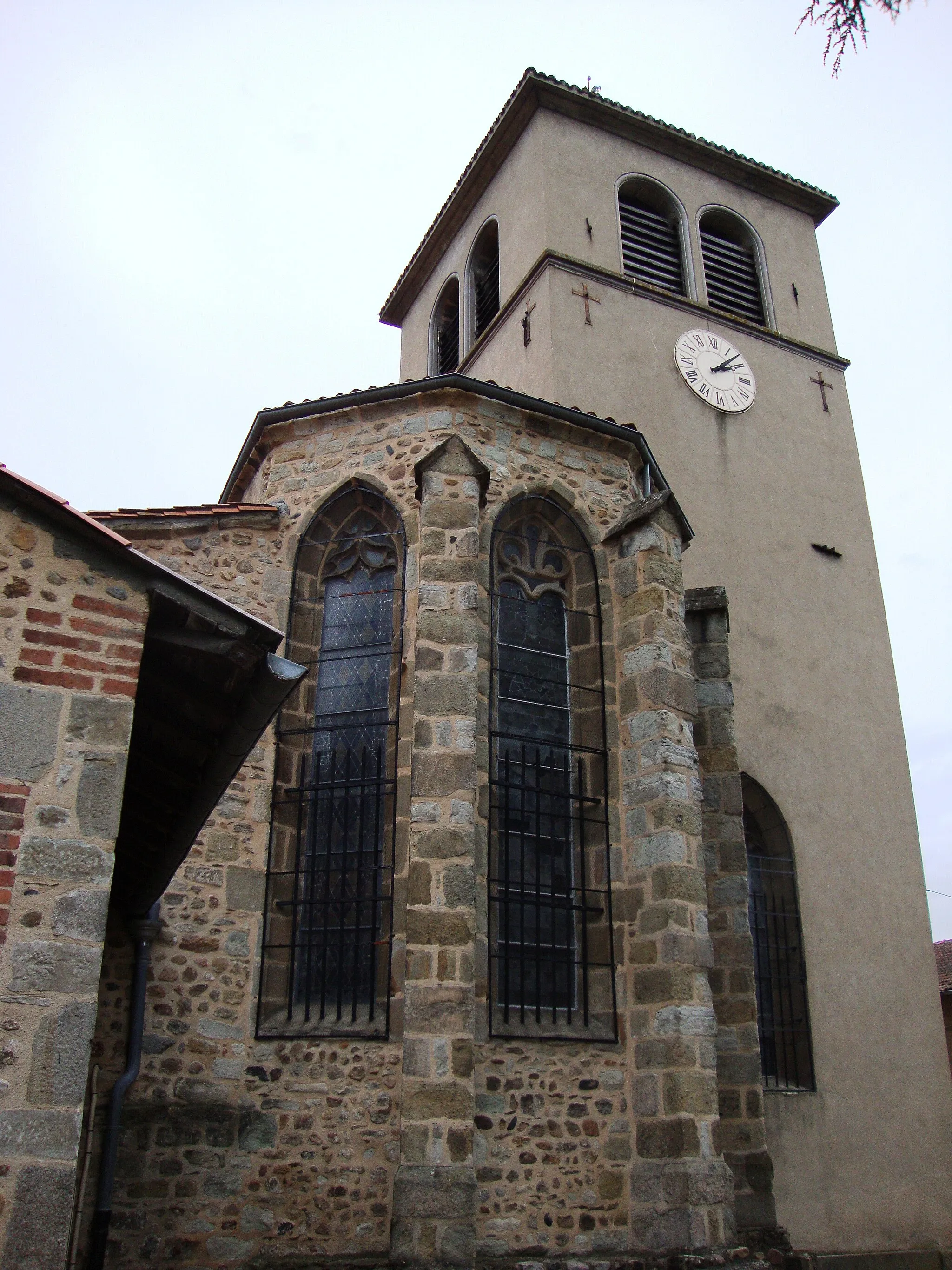 Photo showing: Veauche (Loire, Fr) église du bourg, chevet