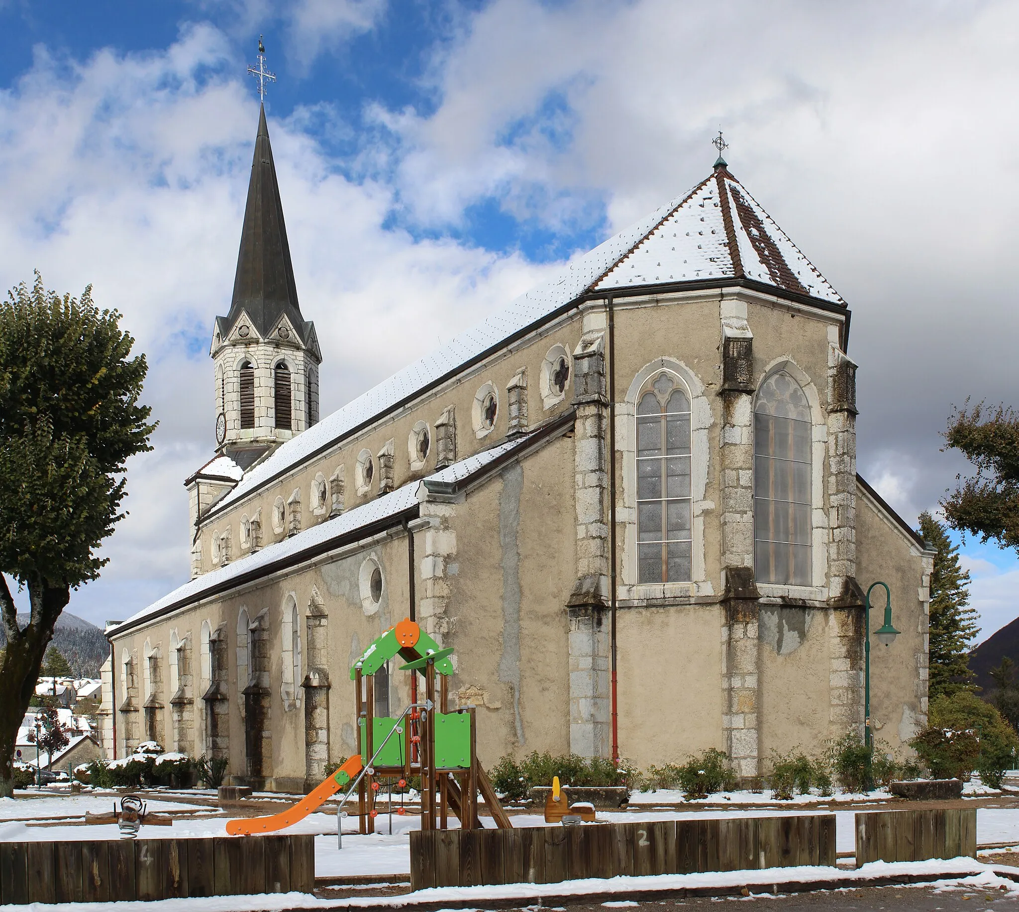 Photo showing: Église Saint-Jean-Baptiste de Châtillon-en-Michaille, Valserhône.