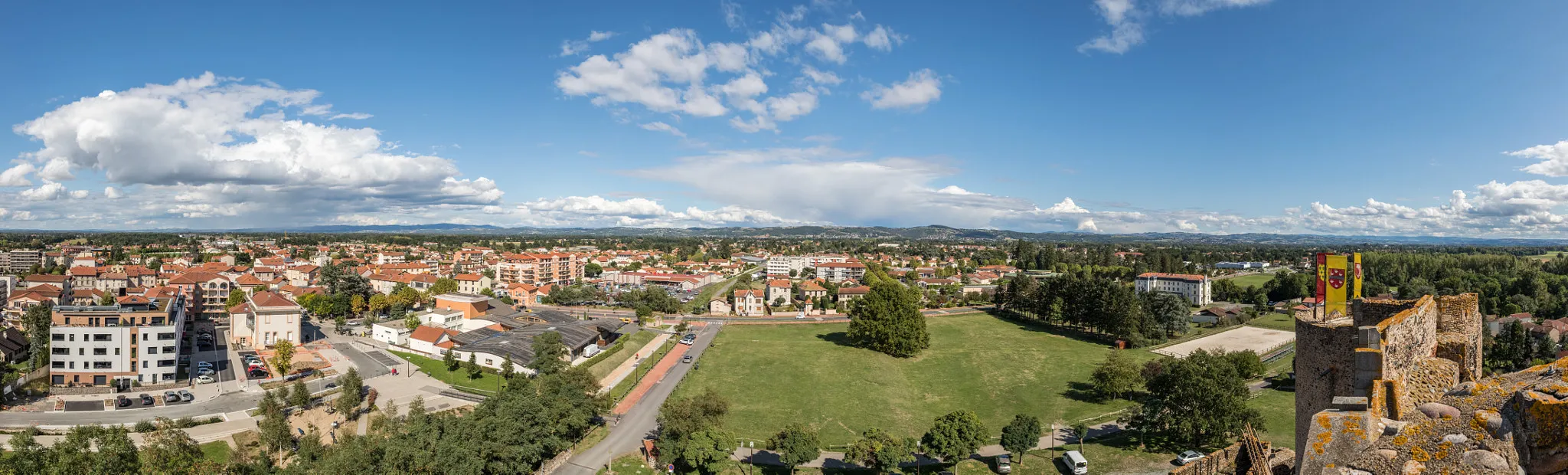 Photo showing: 500px provided description: Vue depuis le haut de la Tour du ch?teau de Montrond Les Bains. [#sunrise ,#sunset ,#view ,#france ,#canon ,#panorama ,#sundown ,#sunny ,#scenery ,#scenic ,#cypress ,#languedoc ,#bains ,#journ?e ,#patrimoine ,#regia ,#chateau ,#quanphoto ,#montrond]