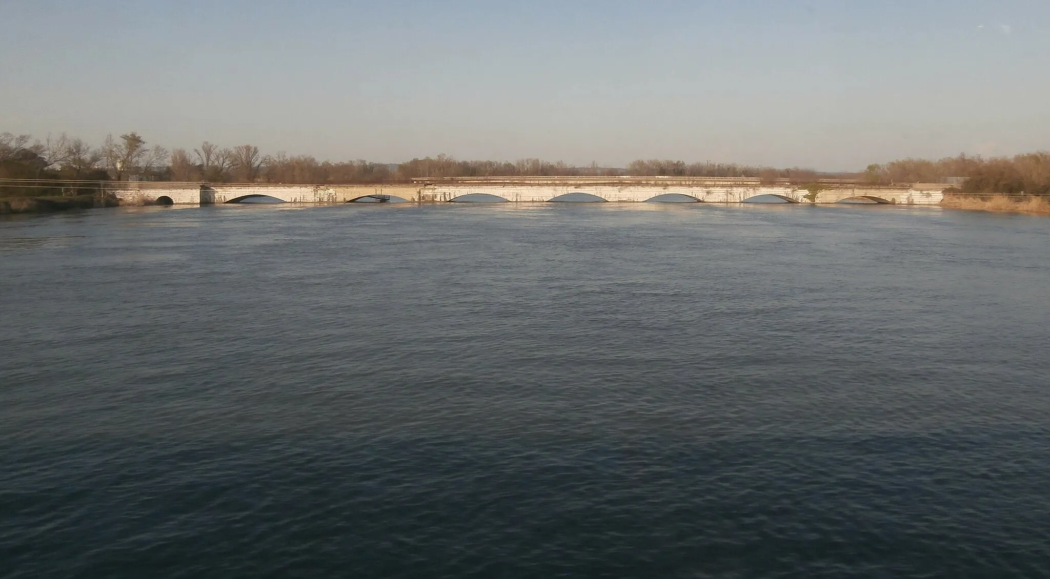 Photo showing: Pont sur l'Isère en ville Pont-de-l'Isère