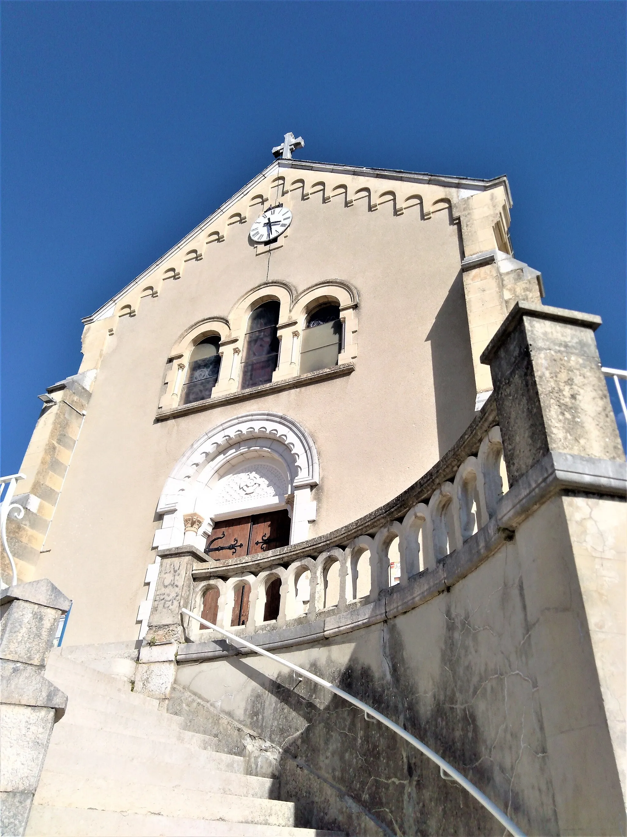 Photo showing: Porche de l'église de Coublevie
