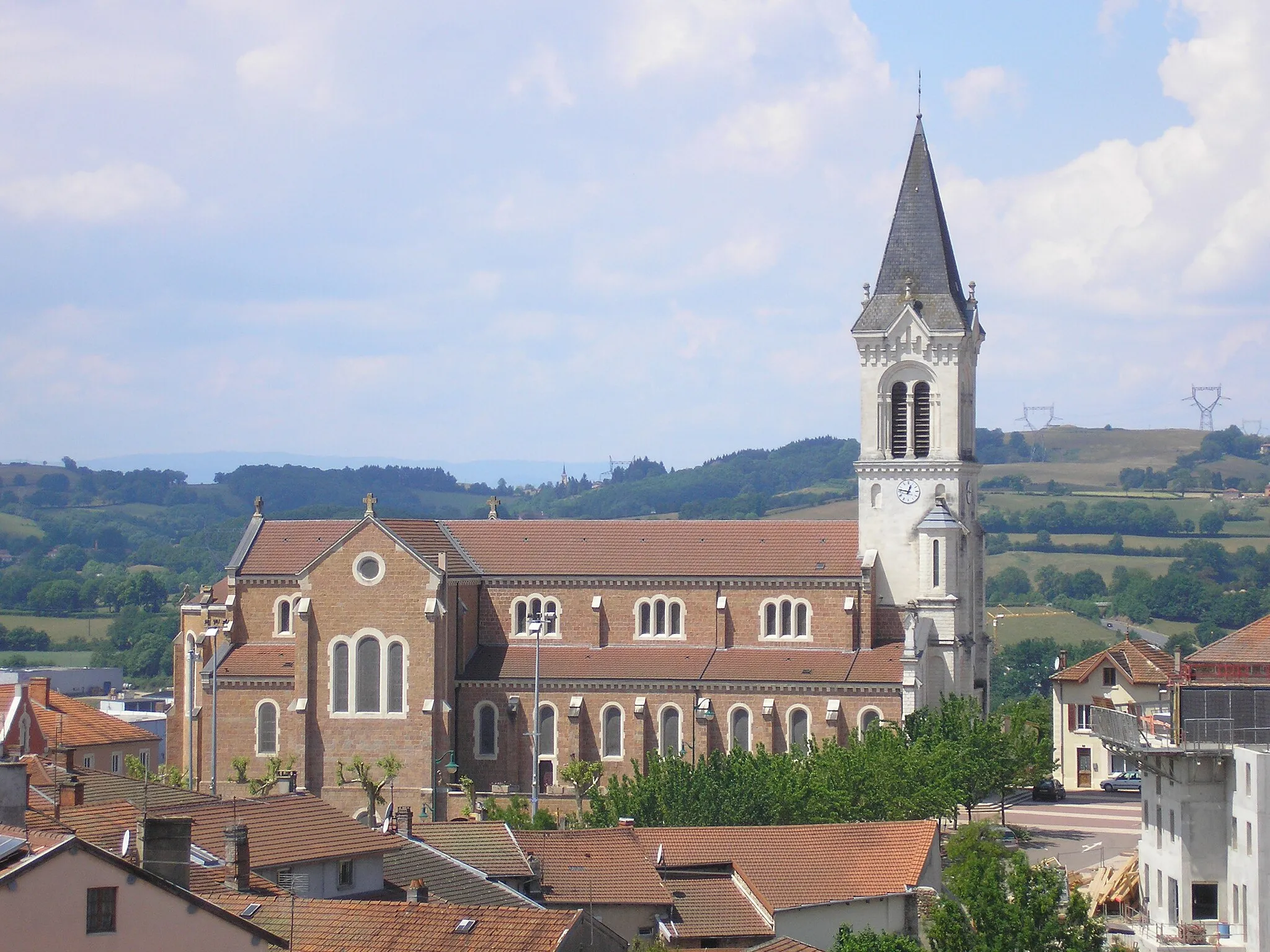 Photo showing: Bourg-de-Thizy's church