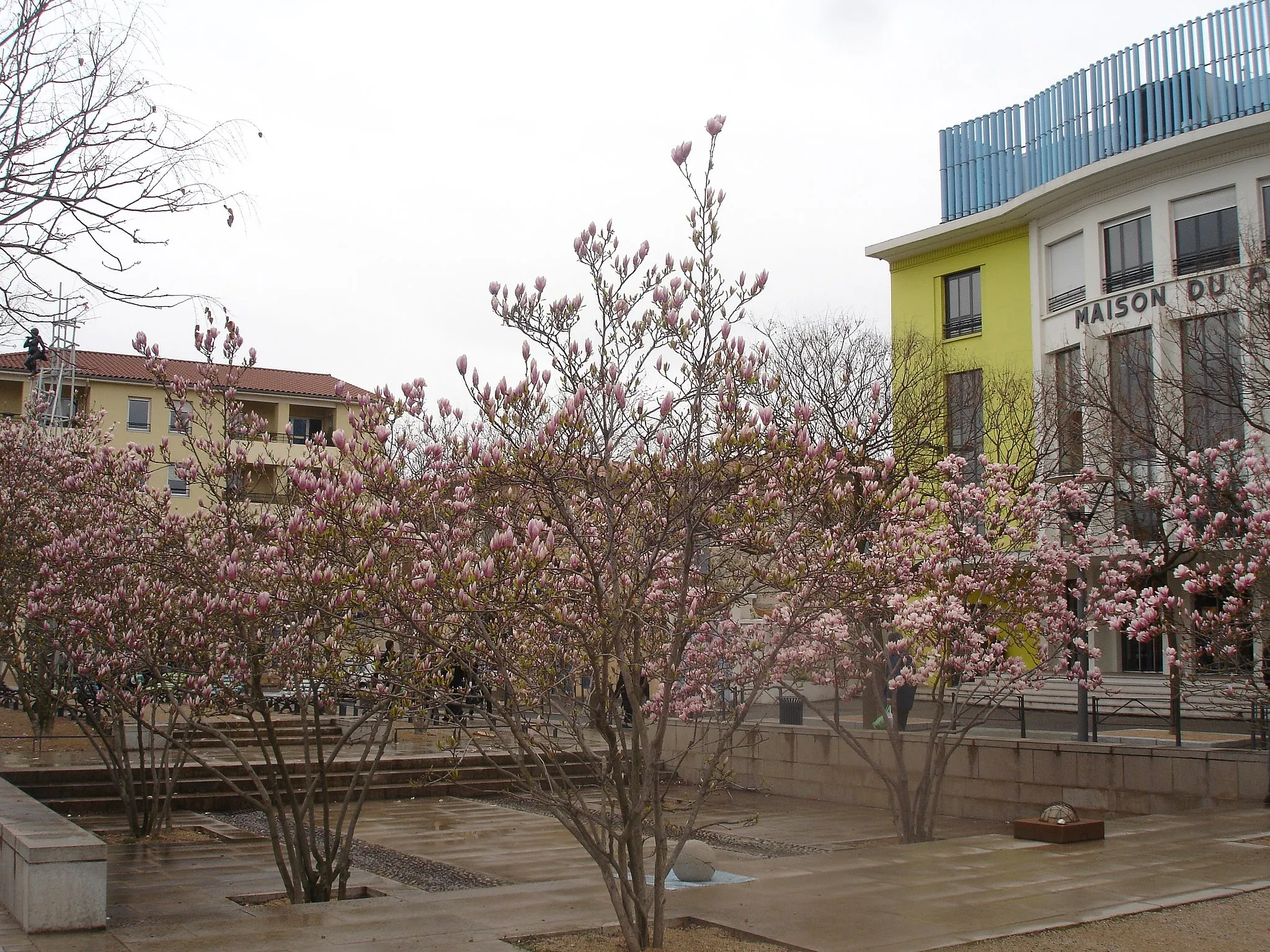 Photo showing: Pierre-Bénite (69) : la place de la mairie