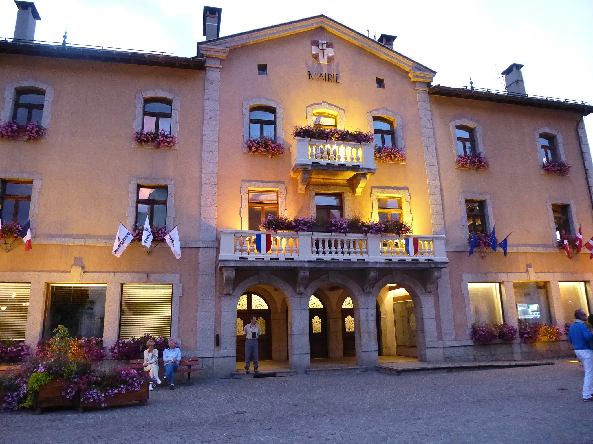 Photo showing: la mairie de megève