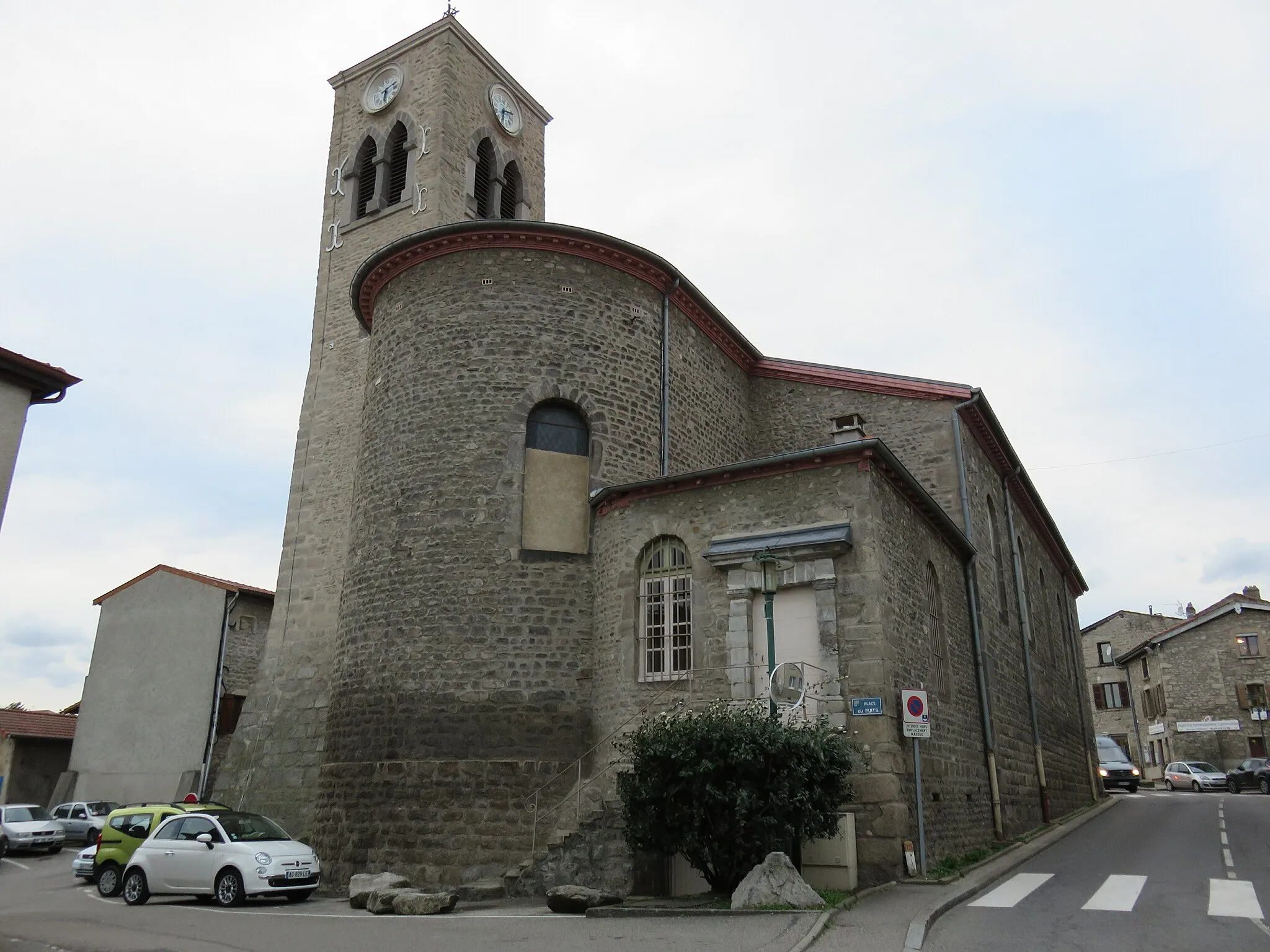 Photo showing: Église de Soucieu-en-Jarrest, dans le département du Rhône.