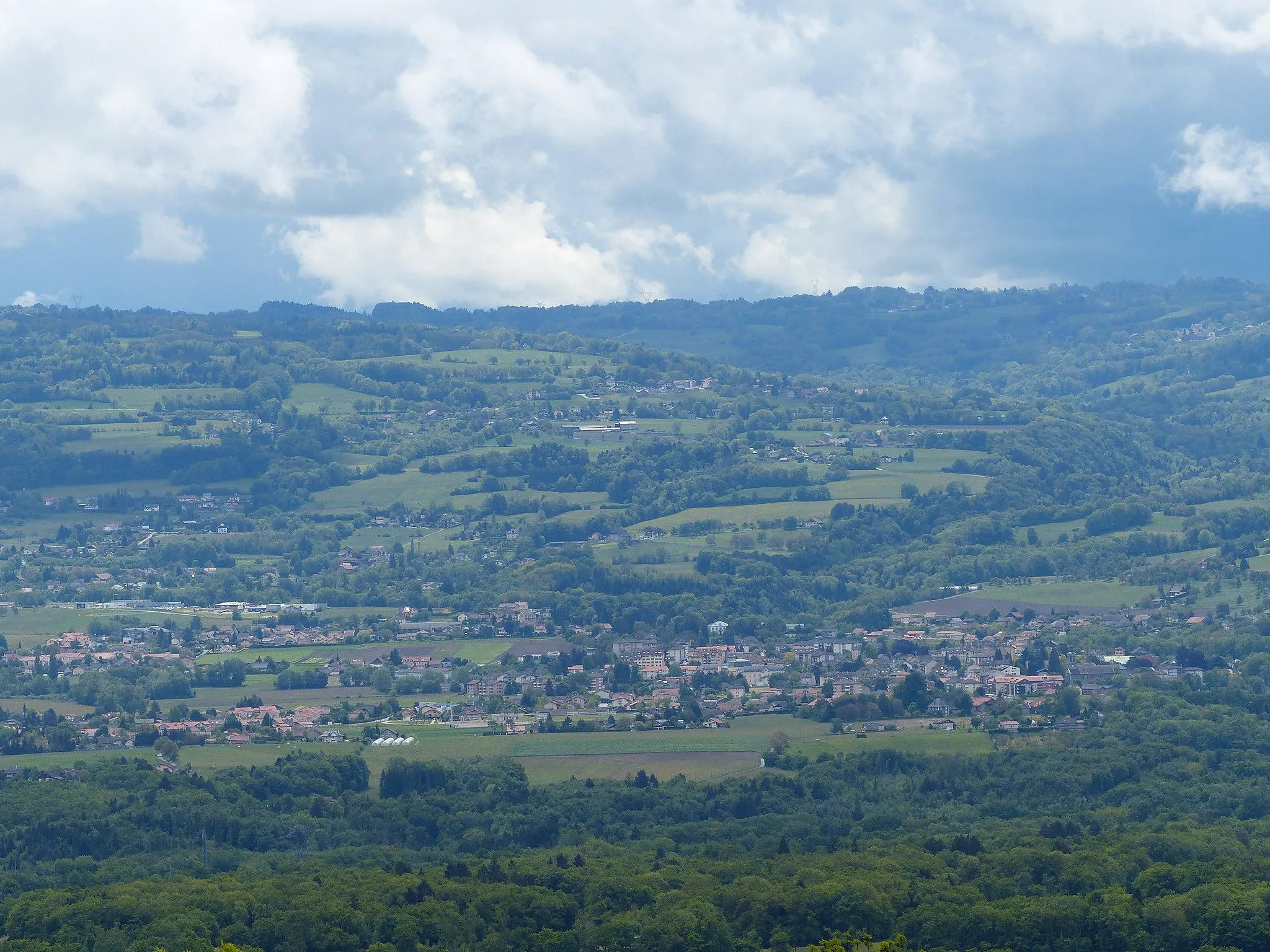 Photo showing: Reignier Haute-savoie, vu de Lucinges, Haute-savoie