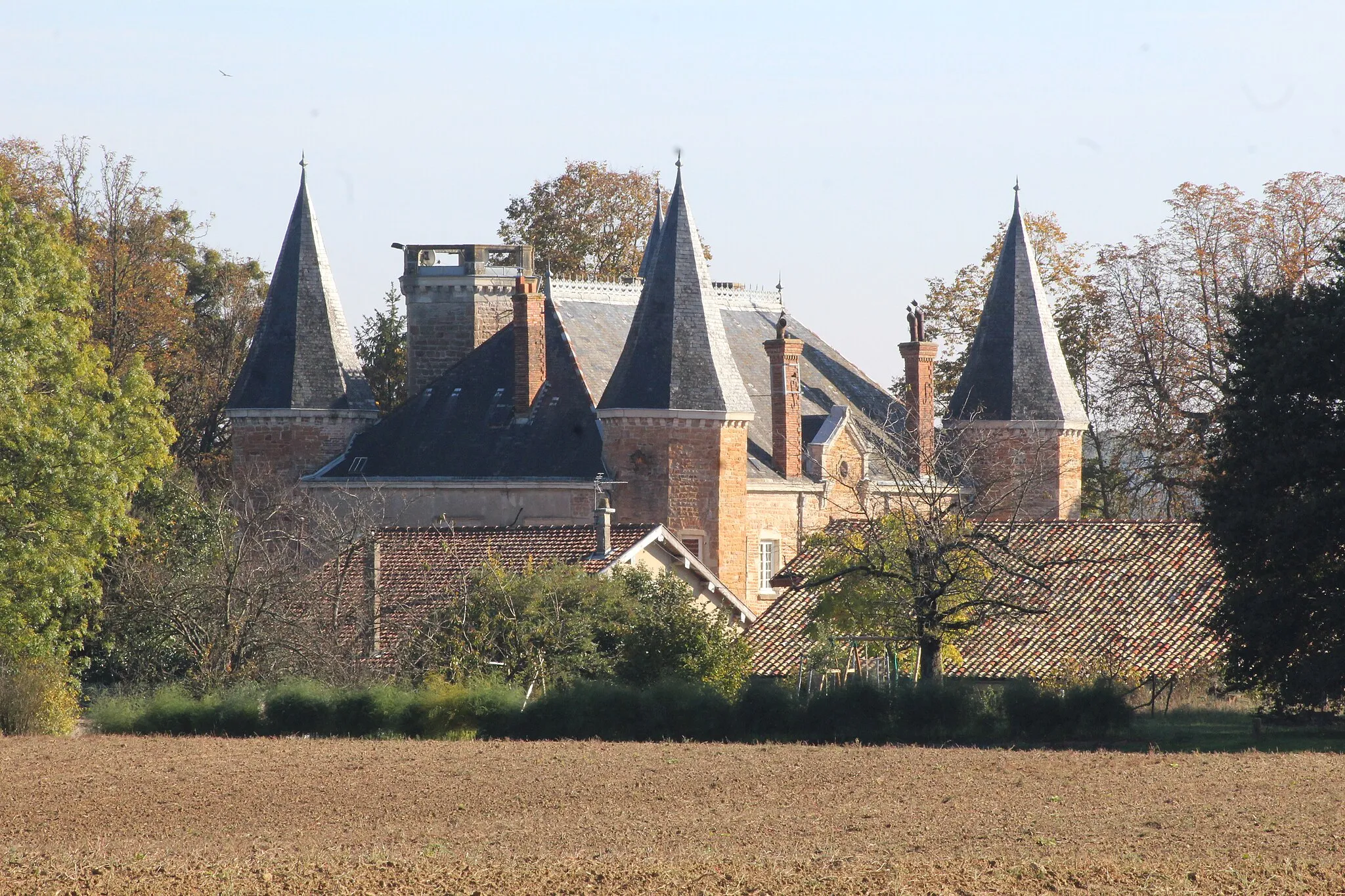 Photo showing: Château de la Griffonnière à Bâgé-la-Ville.