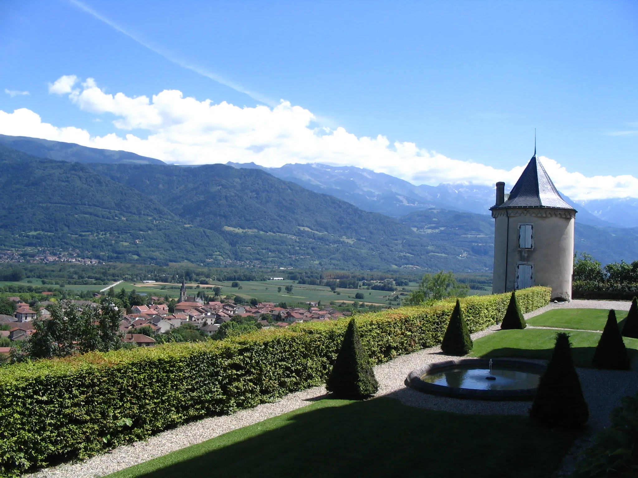 Photo showing: Le Touvet - vue depuis le chateau