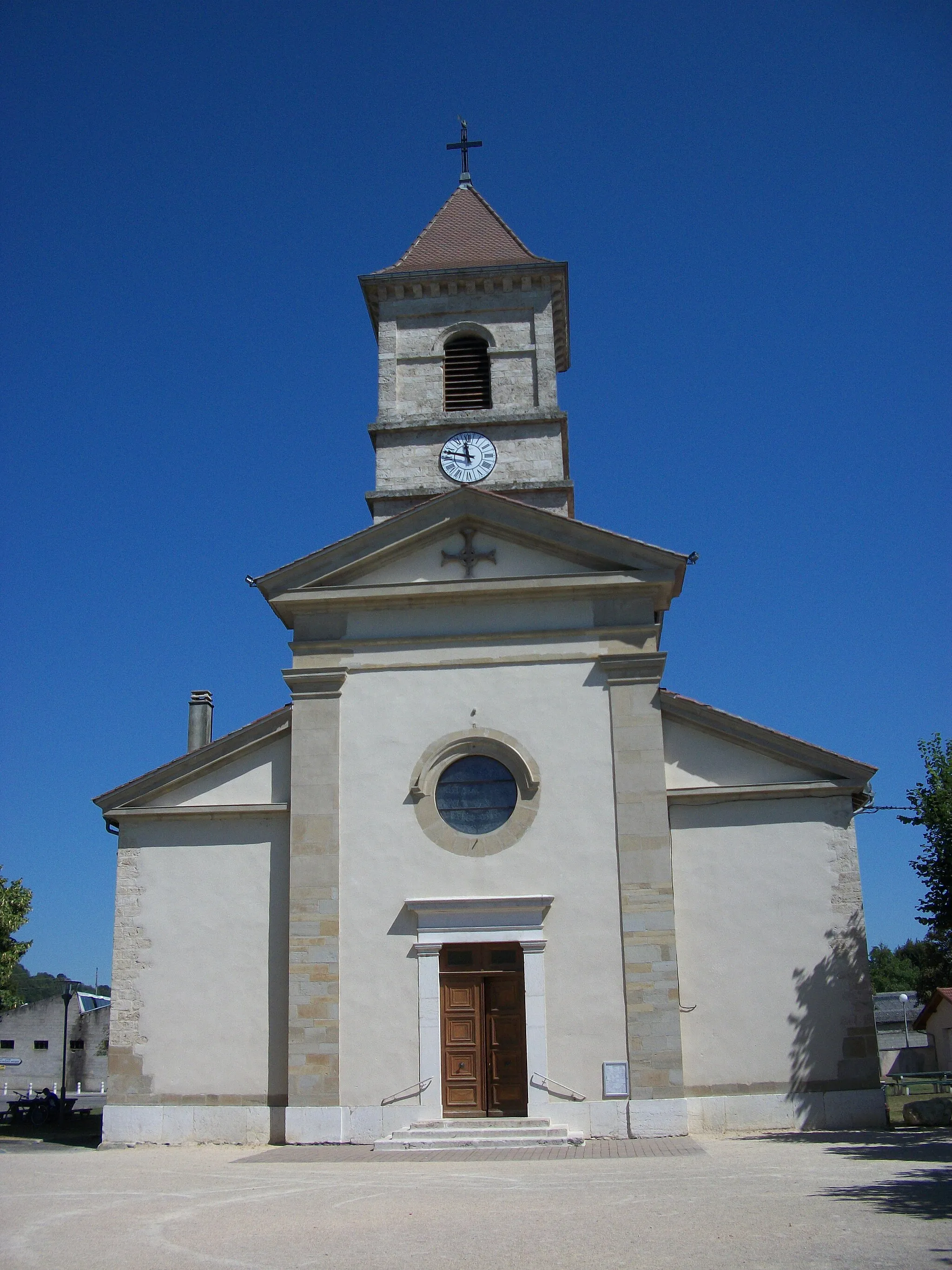 Photo showing: Saint-Vincent church in Chatte, Isère, France