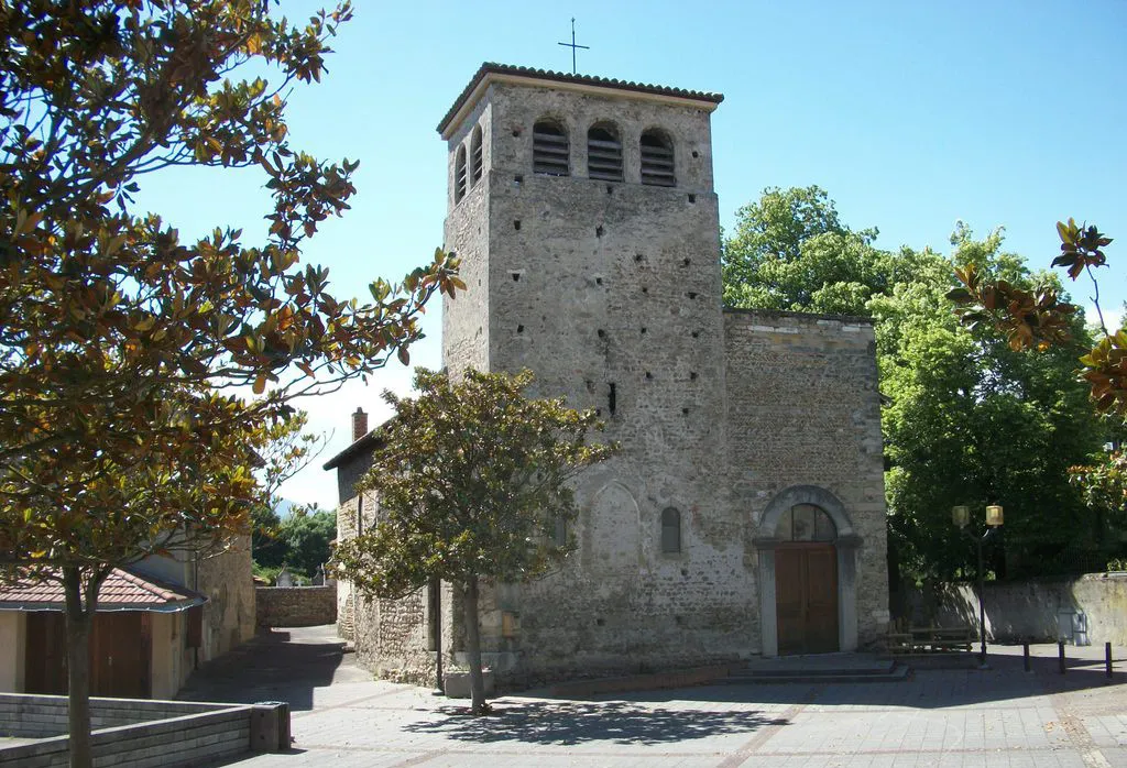 Photo showing: Saint-Blaise Church in Saint-Maurice-l'Exil, Isère, France.