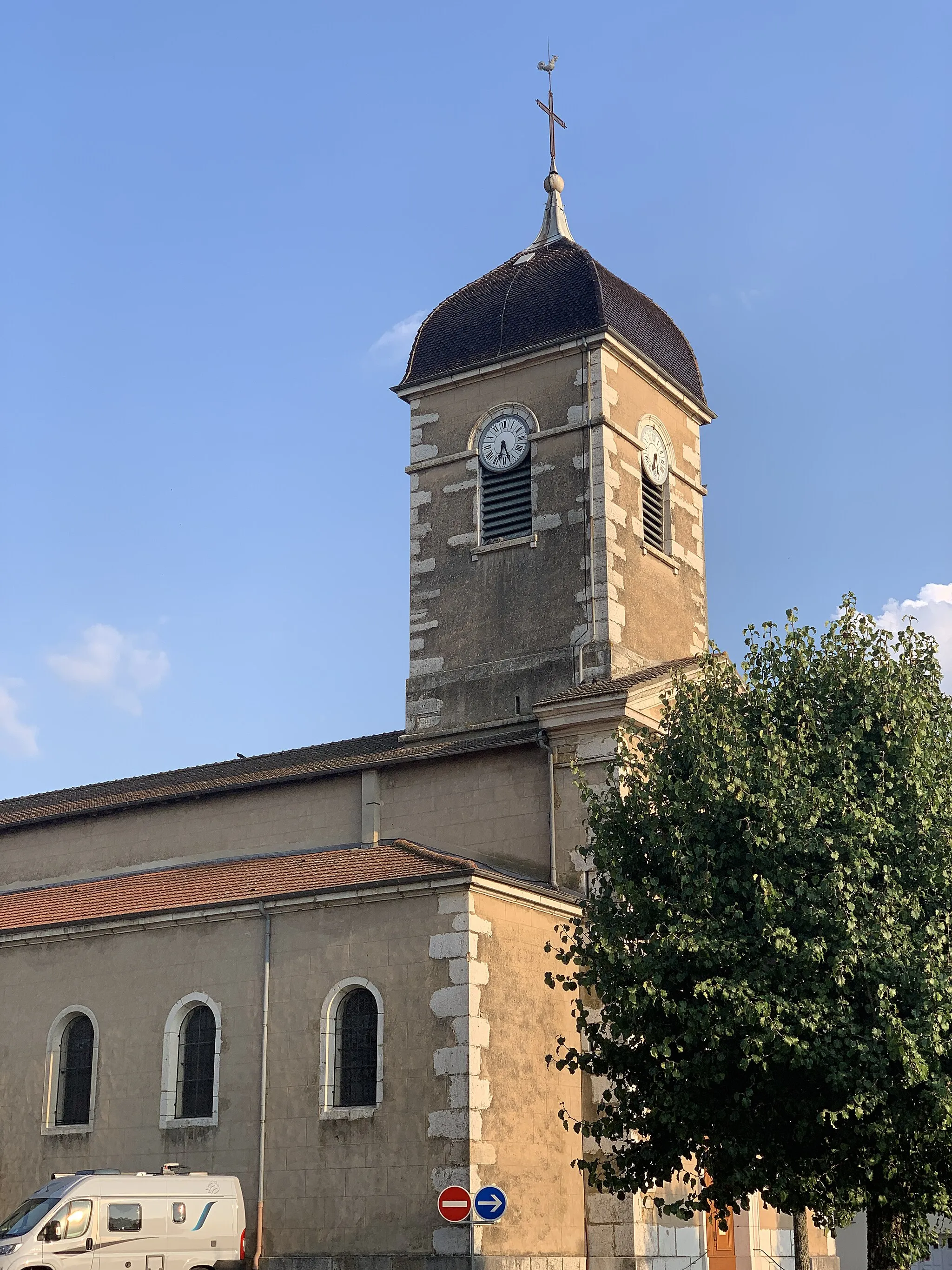 Photo showing: Église Saint-Étienne de Saint-Étienne-du-Bois, Ain.