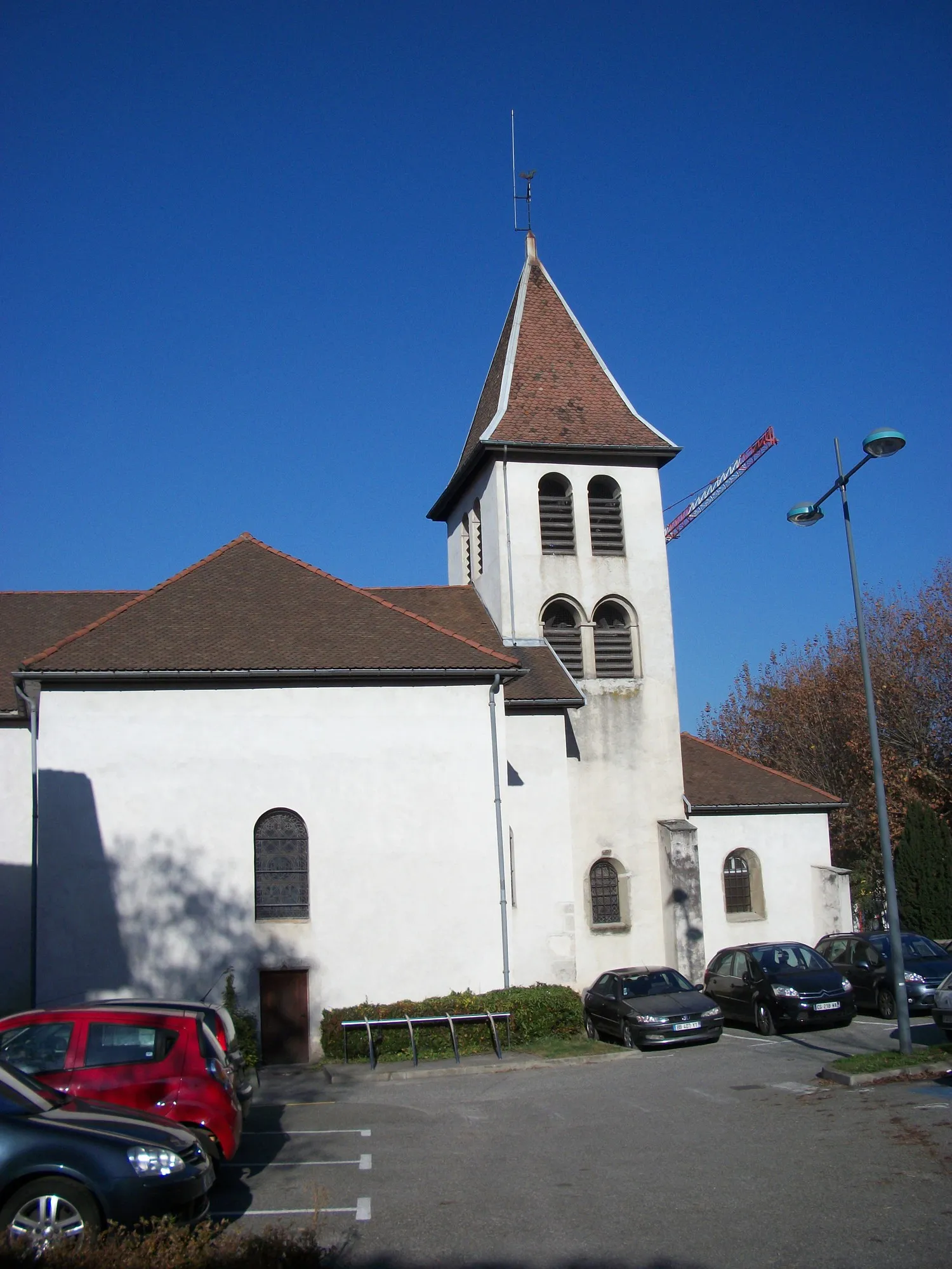 Photo showing: Saint-Marcel church in Gières, Isère, France