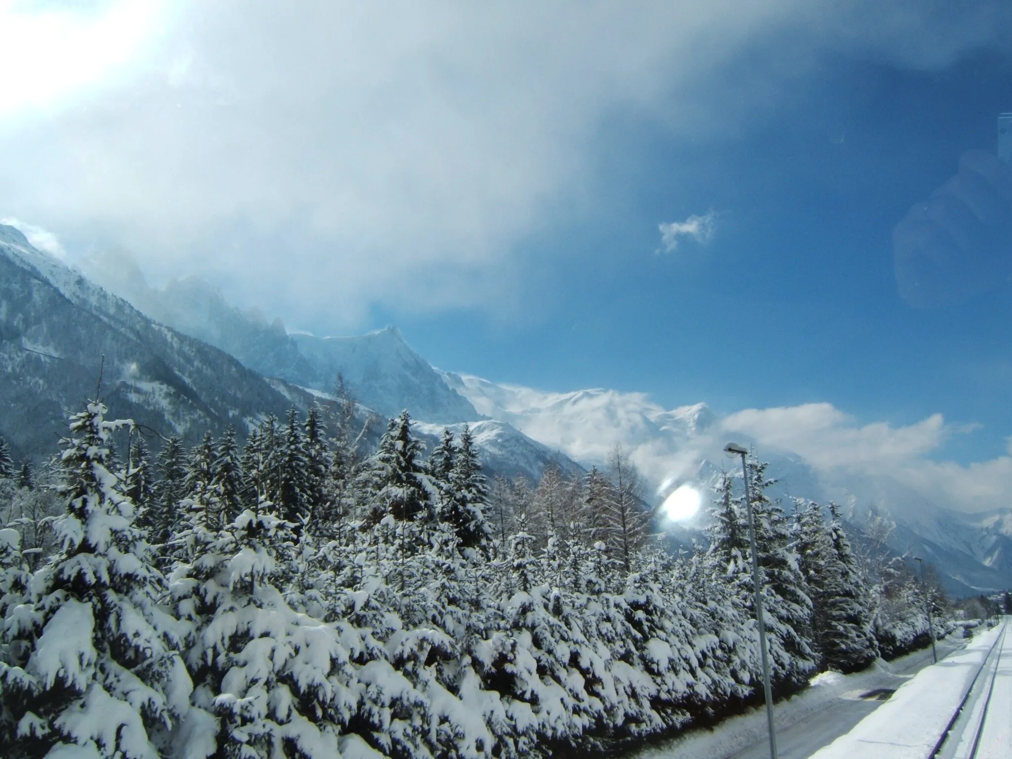 Photo showing: Ligne SNCF Saint-Gervais - Vallorcine.  France.