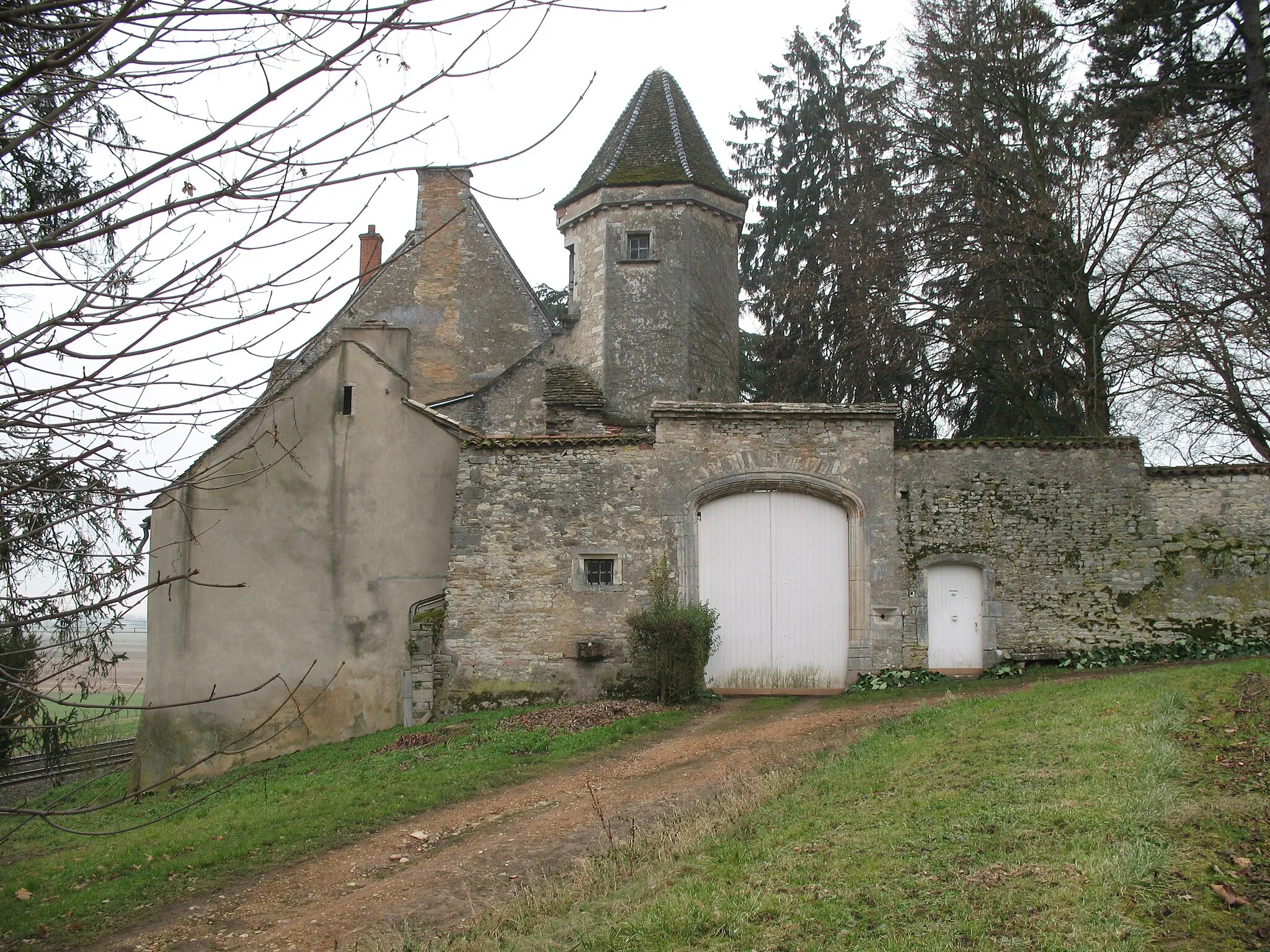 Photo showing: château de Marigny - Fleurville (Saône-et-Loire)