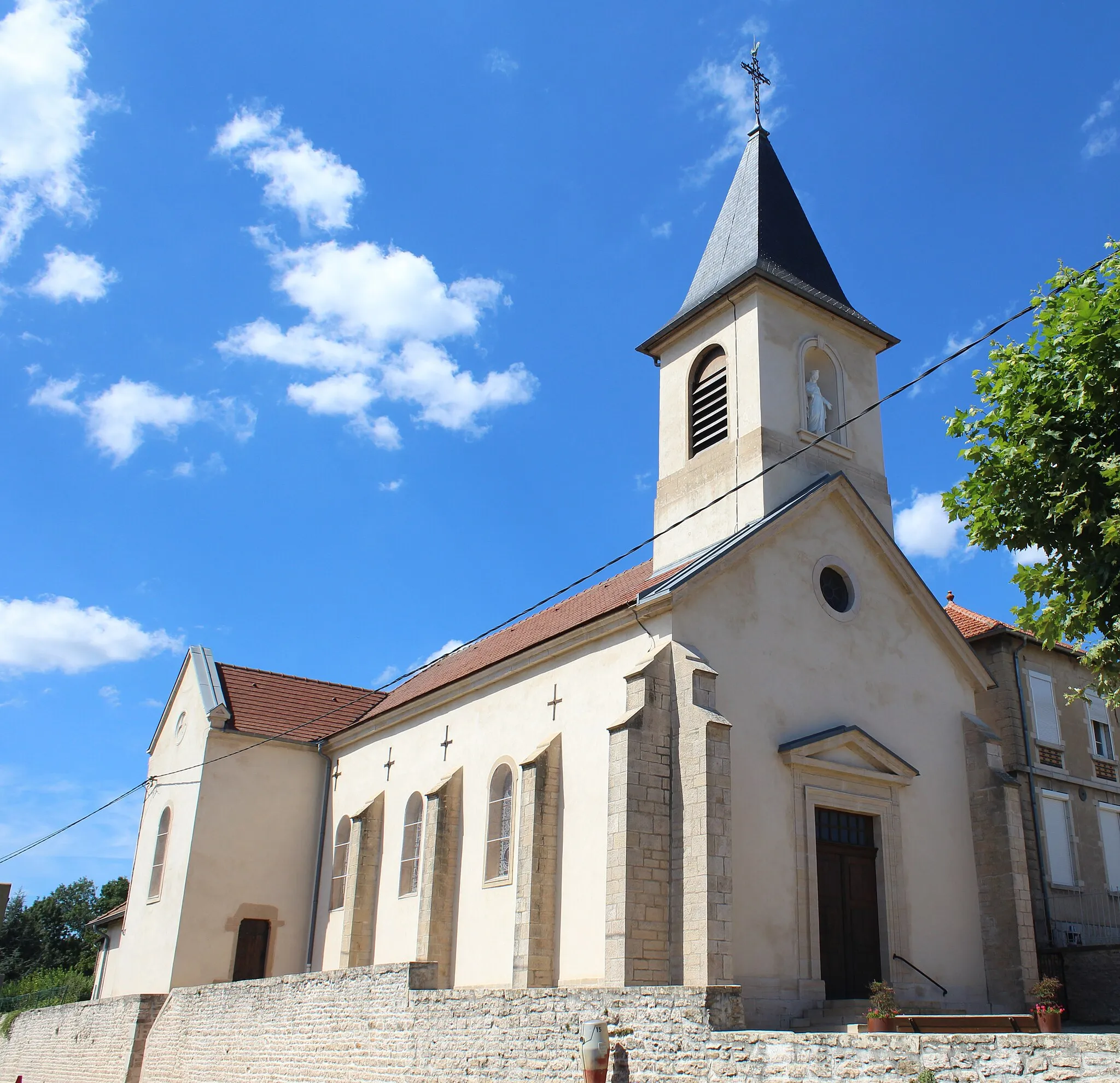 Photo showing: Église Notre-Dame-de-l'Assomption de La Salle, Saône-et-Loire.