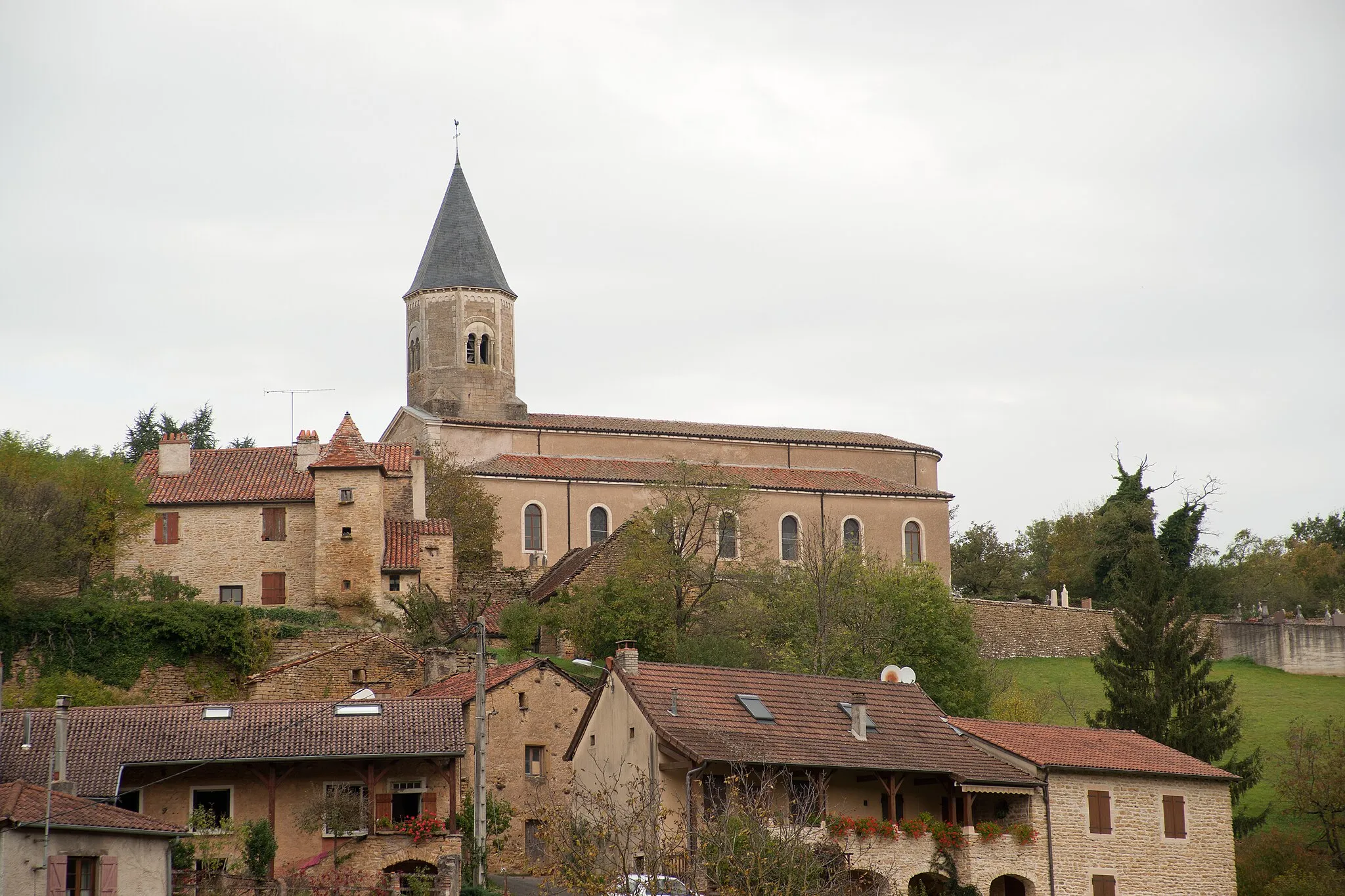 Photo showing: Lournand - église