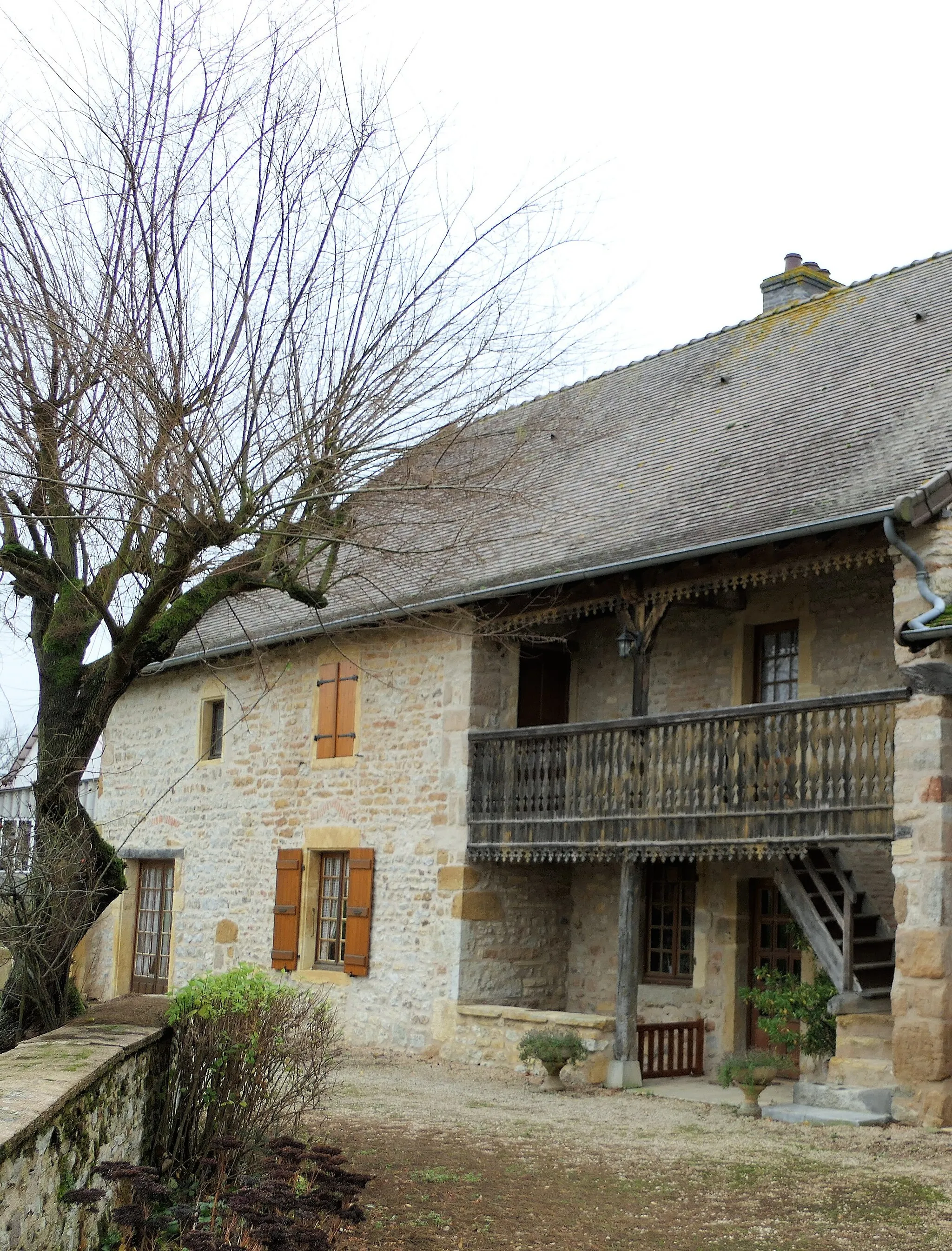 Photo showing: Saint-Didier-en-Brionnais, architecture civile brionnase