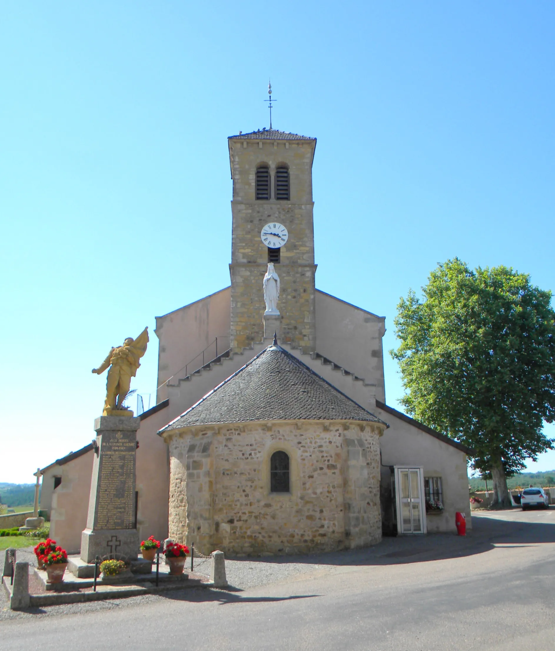 Photo showing: Eglise Saint-Saturnin de Vauban (Saône-et-Loire)