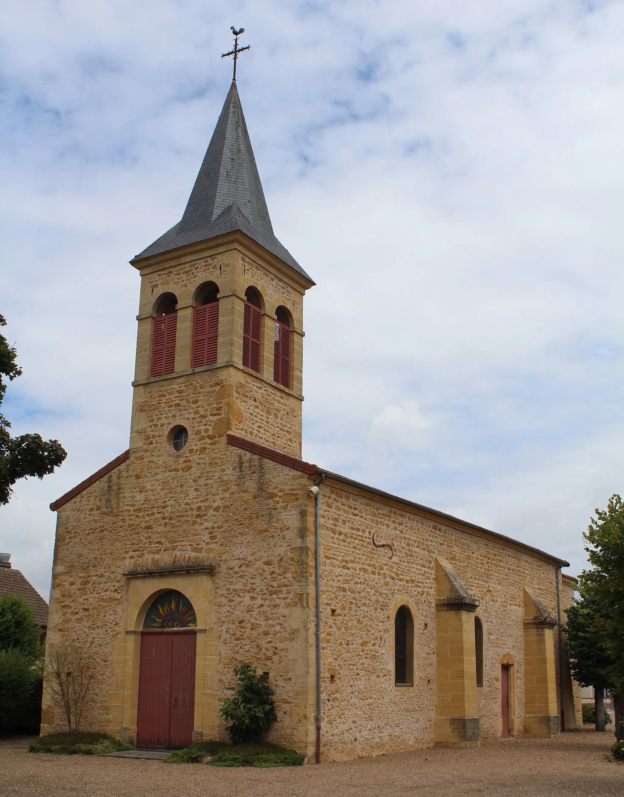 Photo showing: Église Saint-Martin de Vindecy.