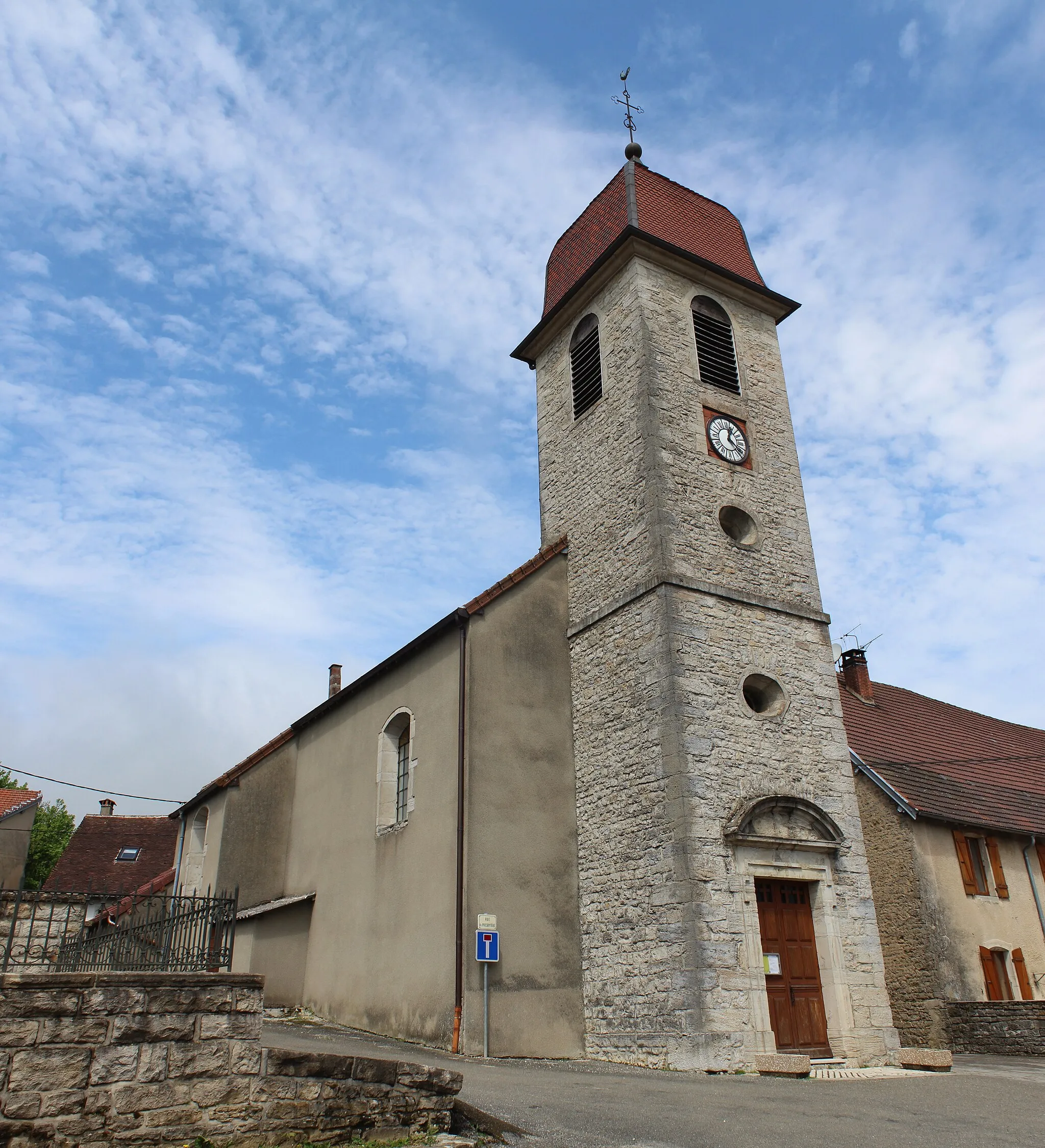 Photo showing: Église Saint-Jean-Baptiste d'Alièze.