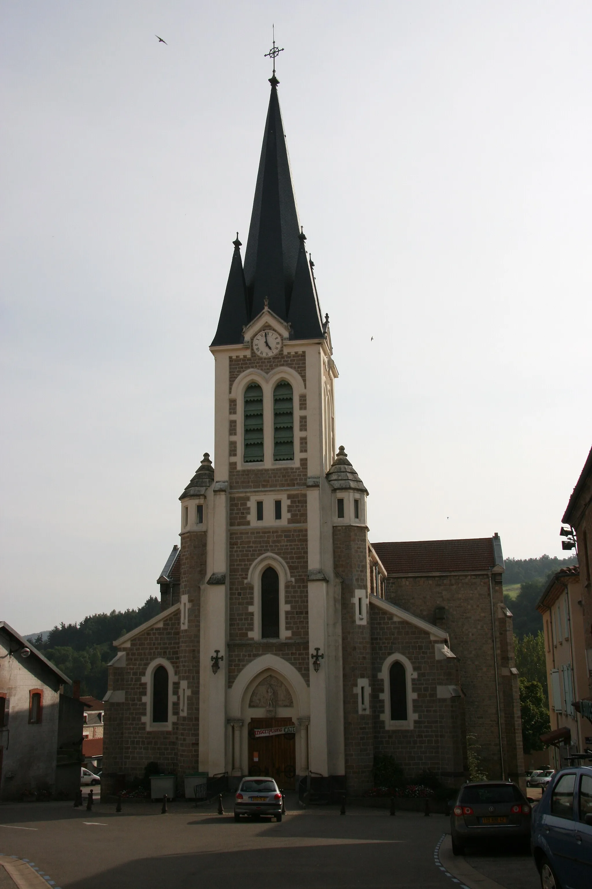 Photo showing: Eglise Saint Jean-Baptiste. Boën, (ou Boën-sur-Lignon) commune du département de La Loire, France