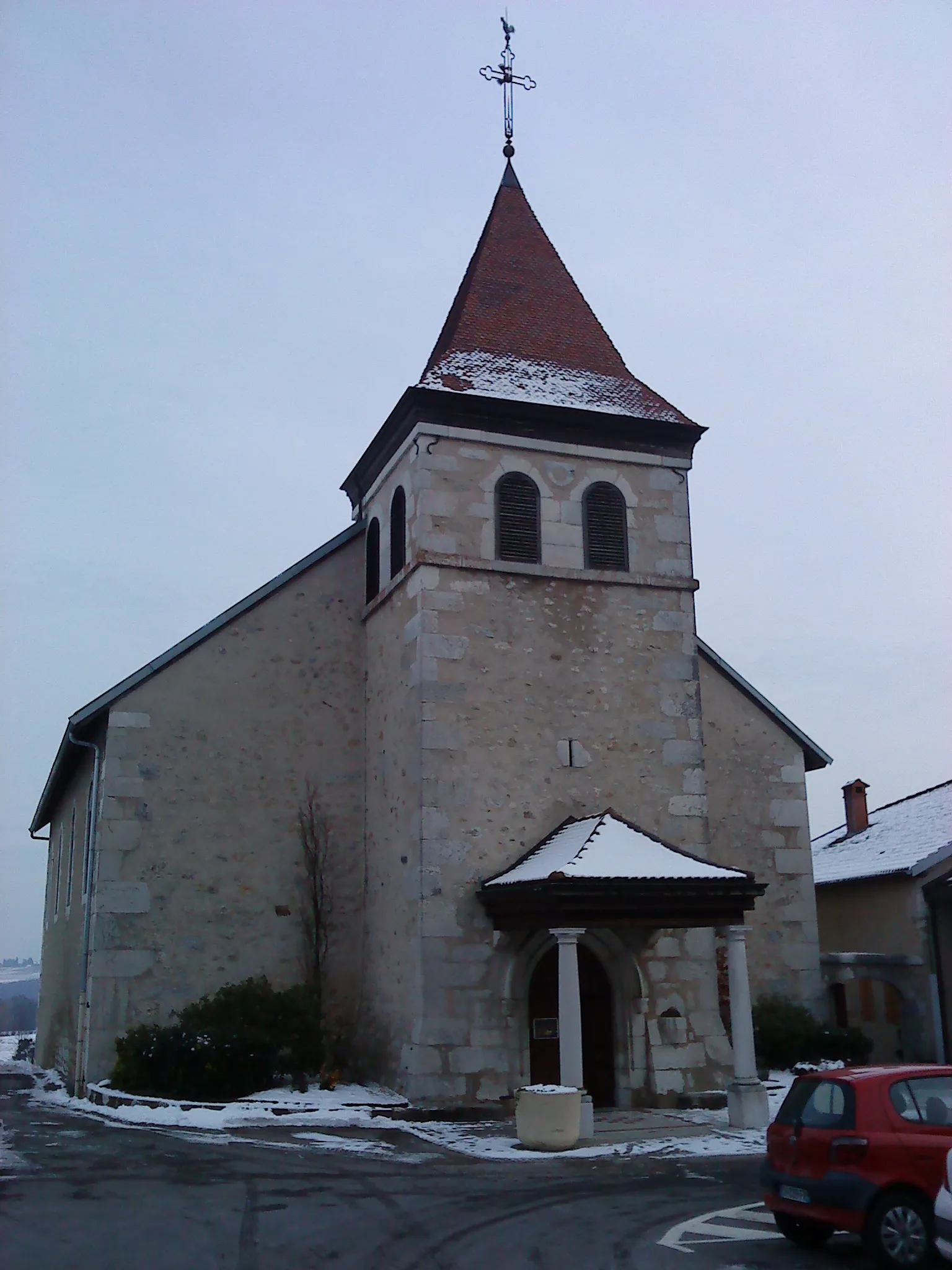 Photo showing: Église Saint-Maurice de Thoiry, Ain, France