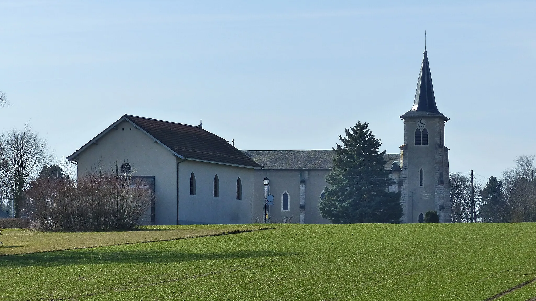 Photo showing: Kapelle und Kirche in Collex