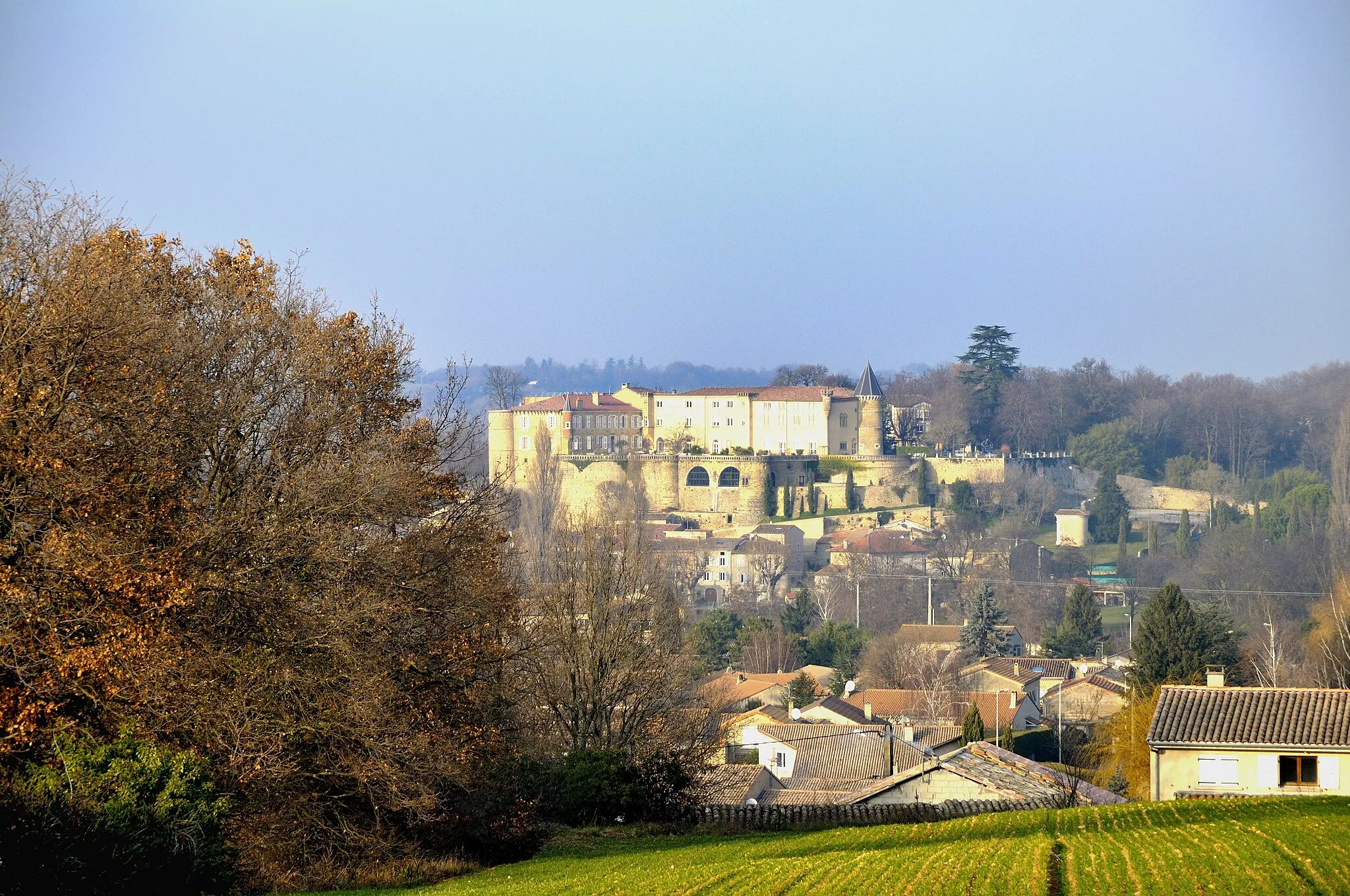 Photo showing: château de Montéléger