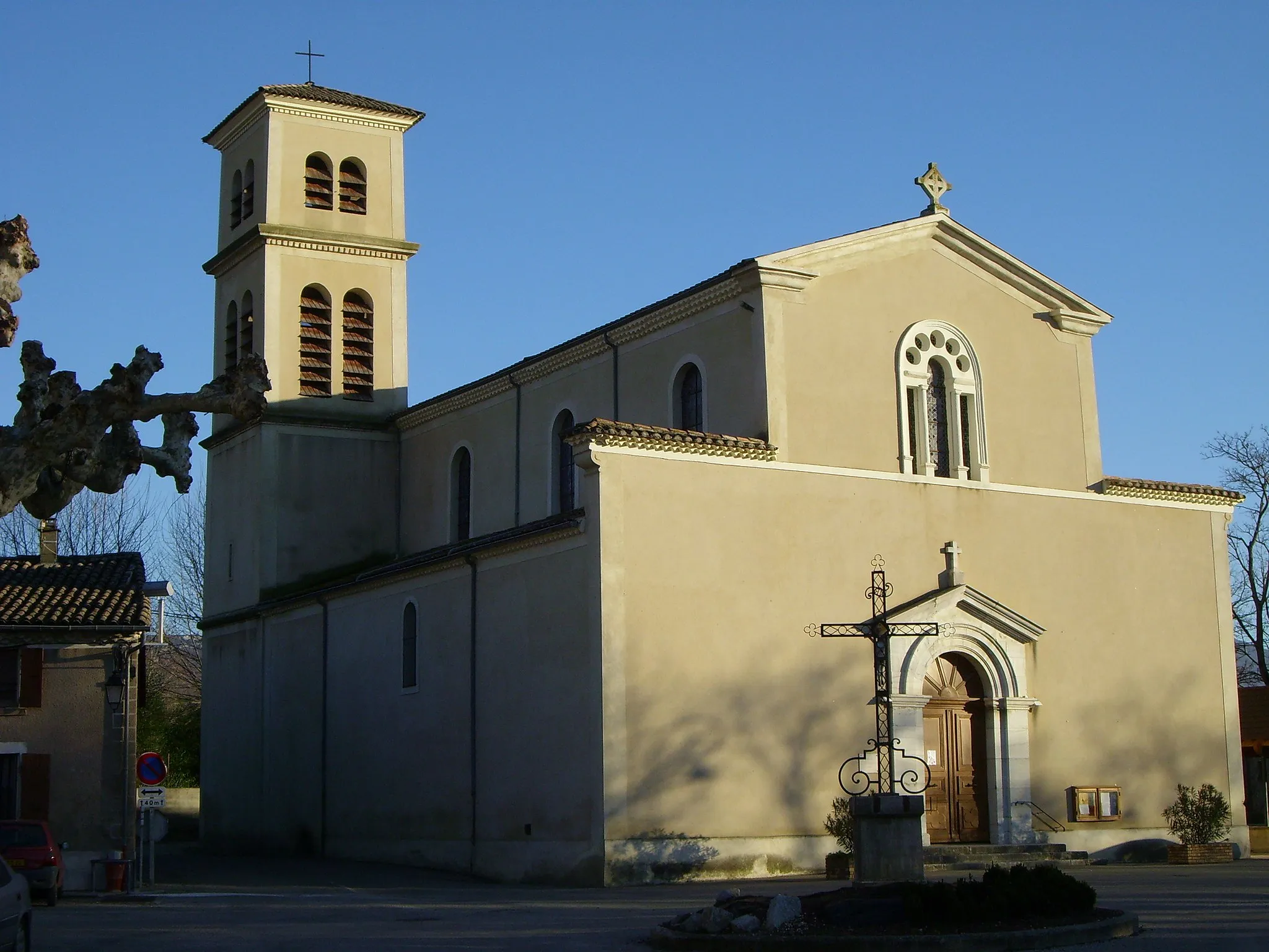 Photo showing: Eglise Saint Blaise de Montvendre (Drôme)