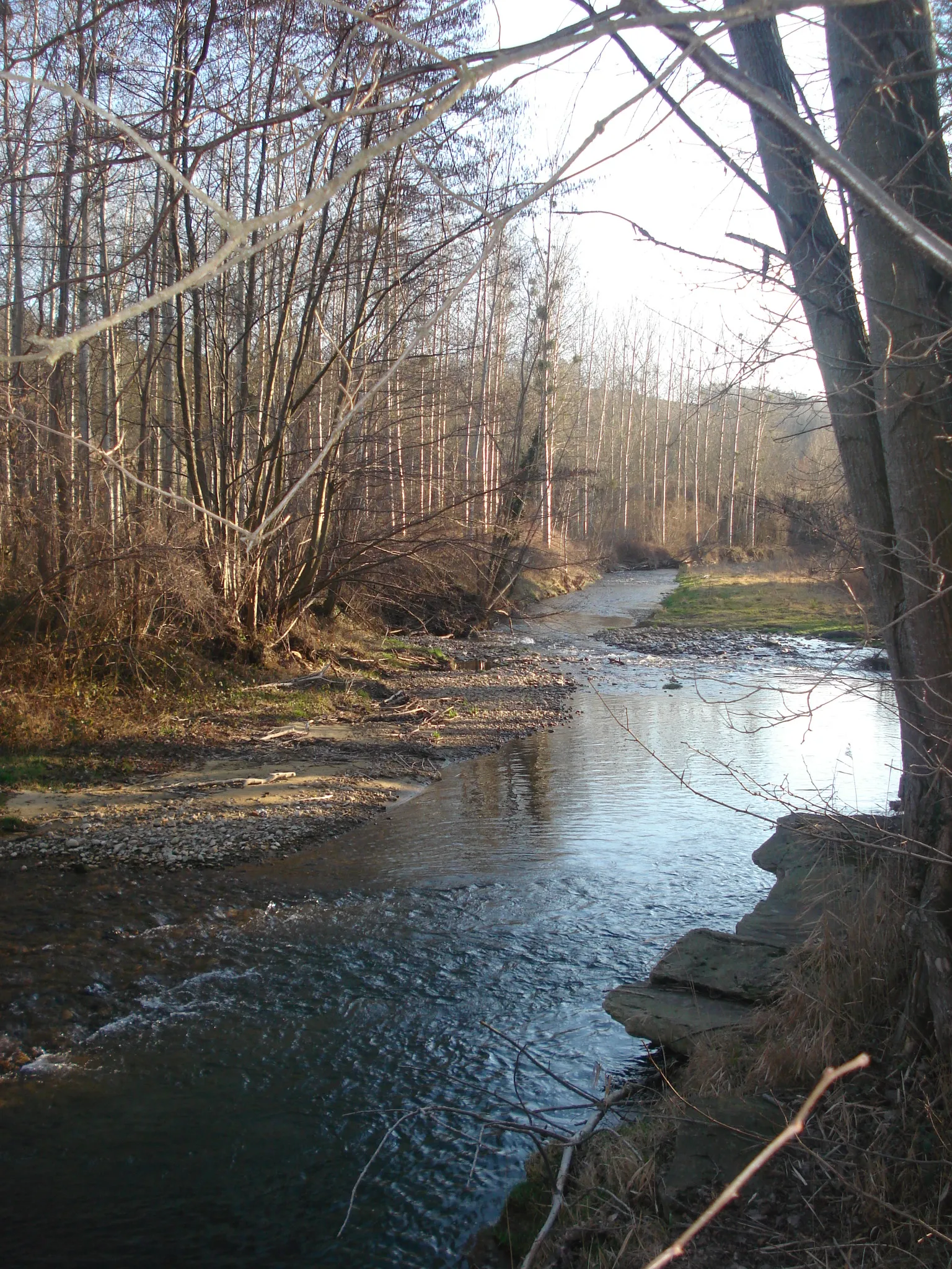 Photo showing: rivière de la Galaure à Hauterives (Drôme France)