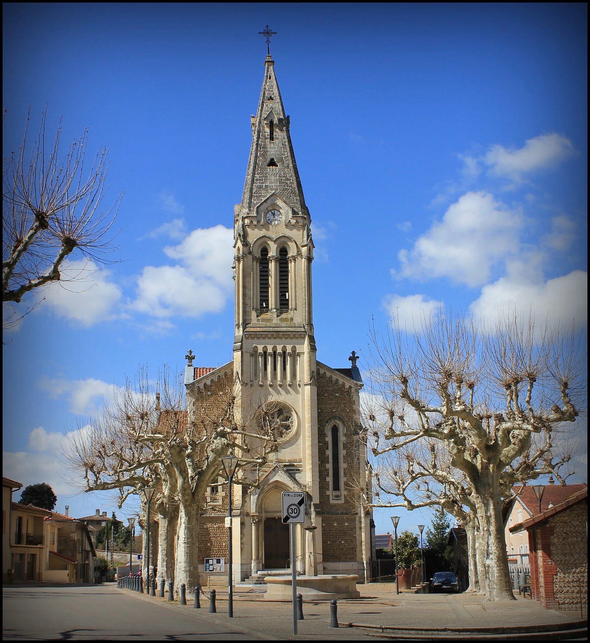 Photo showing: Église de Lens-Lestang